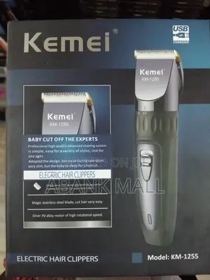 Electronic Hair Clipper (KM1255)
