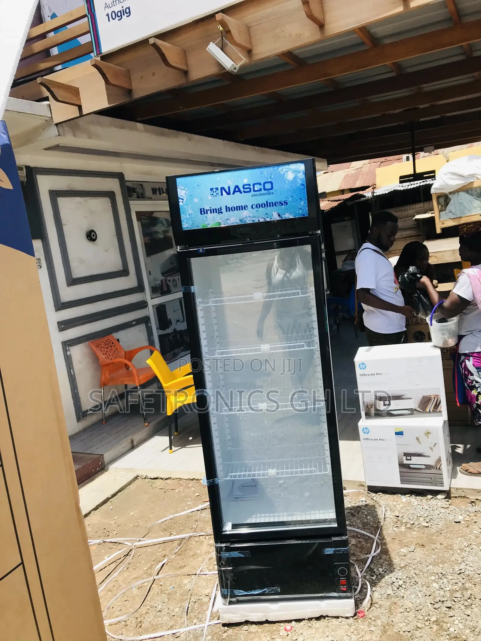 Reliable Singledoor Display Nasfl400-1dr Glass Nasco Fridge
