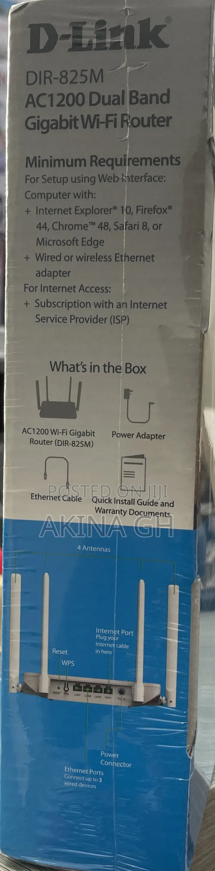 Dlink Ac1200 Dual-Band Gigabit Router Dir-825m