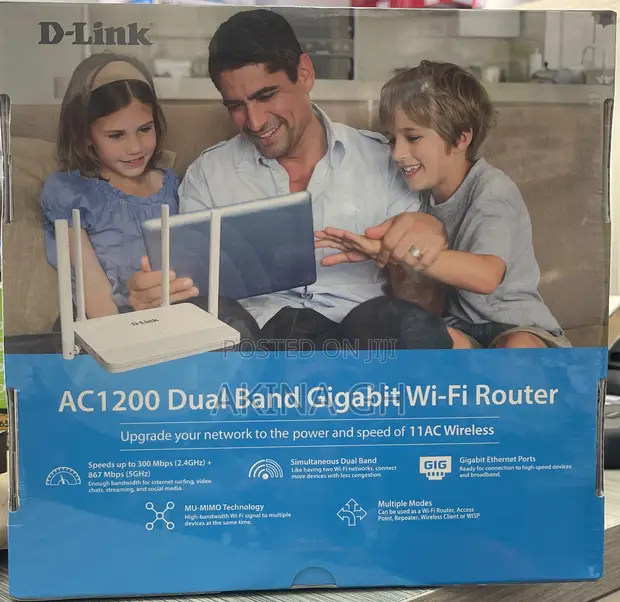Dlink Ac1200 Dual-Band Gigabit Router Dir-825m 3