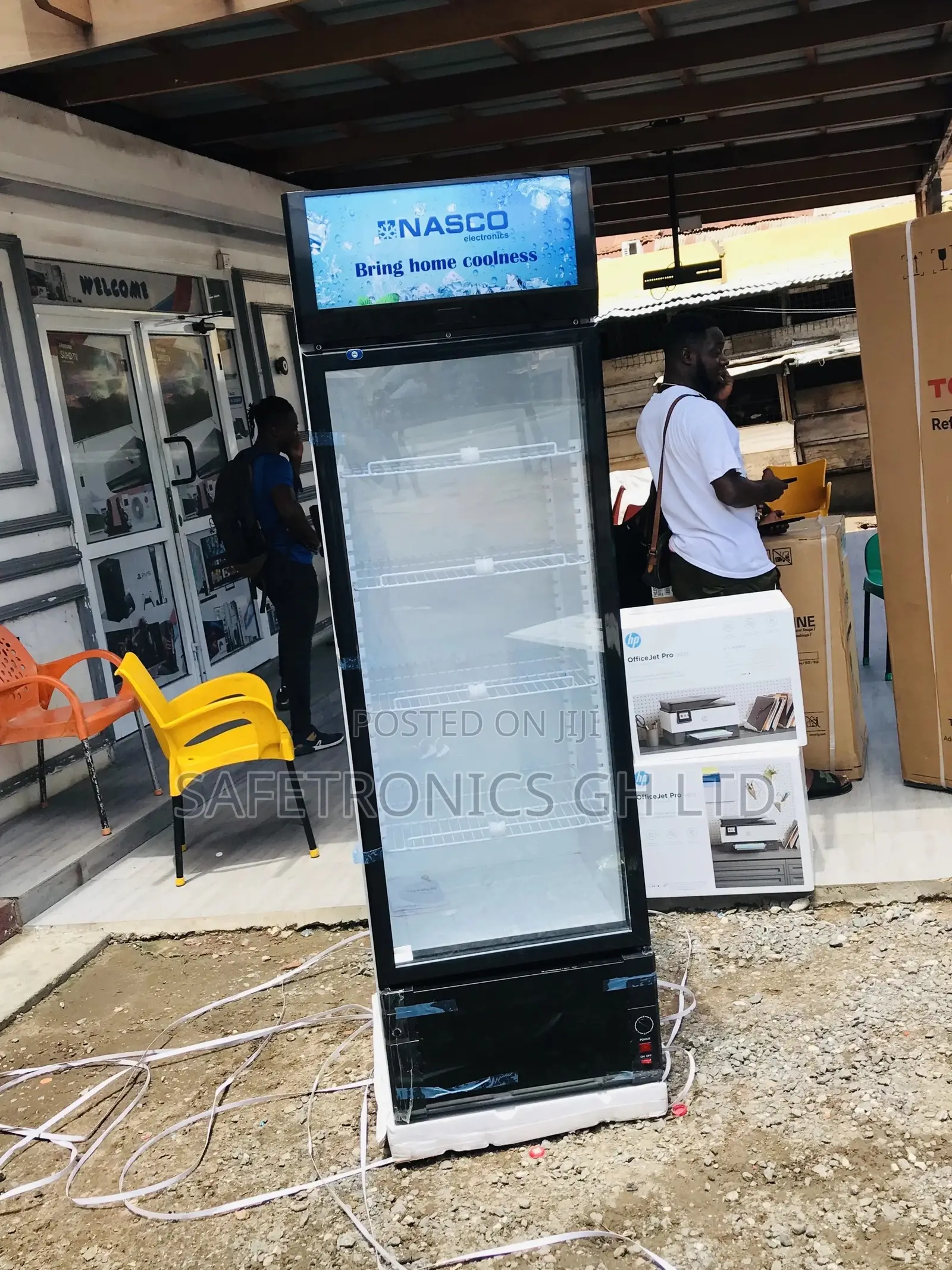 Nasco Electric Glass Display Singledoor Nasfl360-1dr Fridge