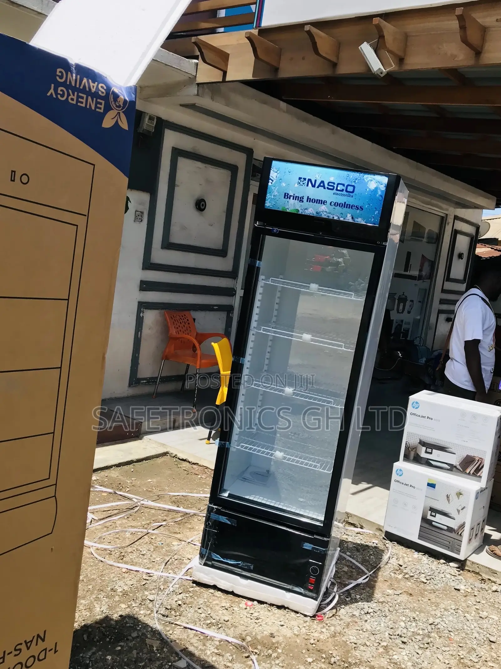 Glass Singledoor Nasco Nasfl360-1dr Electric Display Fridge