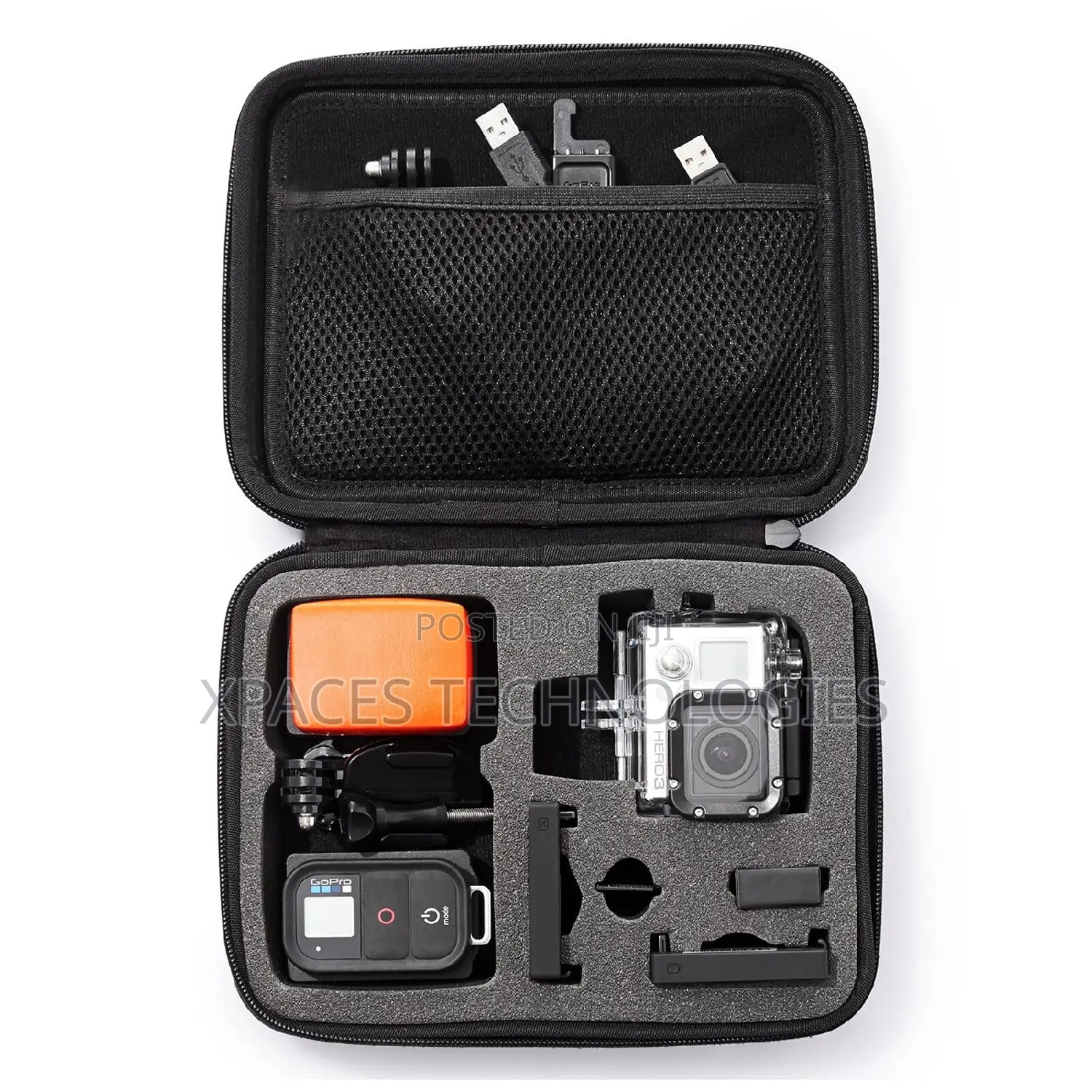 Triosport Shockproof Carrying Case Camera Bag for Gopro Hero