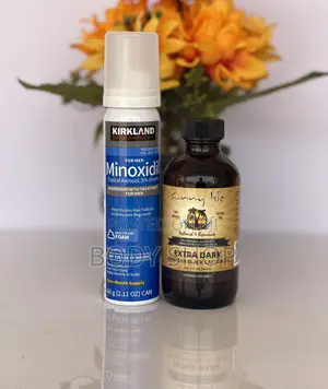 Photo - Jamaican Black Castor Oil + Kirkland Minoxidil Foam for Hair