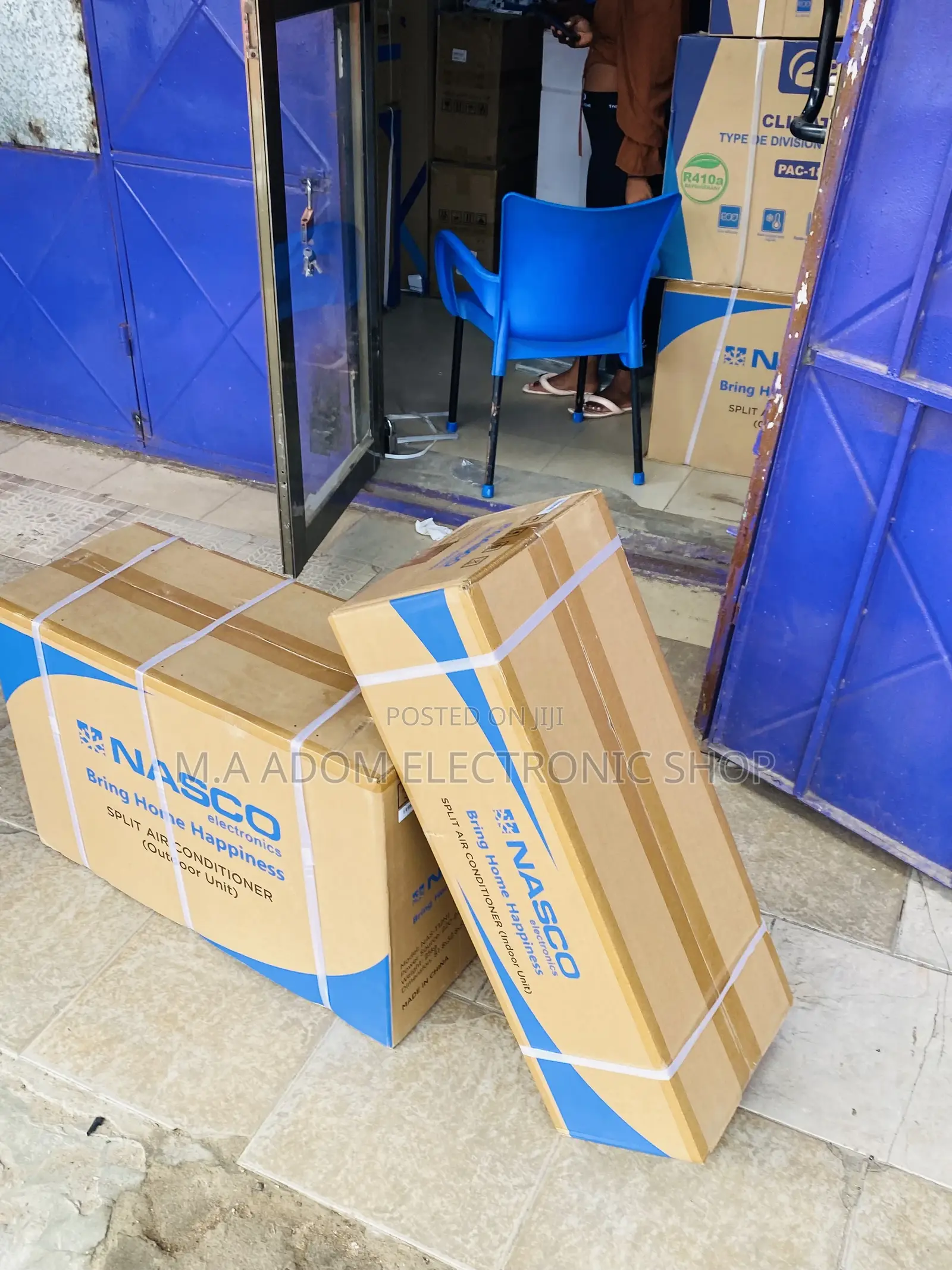 Shop Quality Nasco 2.5hp Split Type Ac(White)R410.