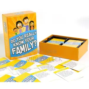 Do You Really Know Your Family Card Game