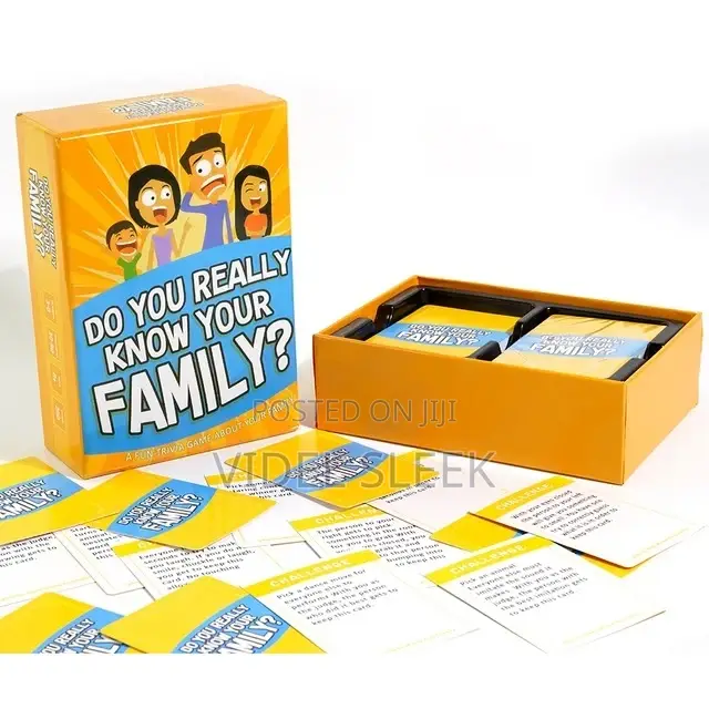 Do You Really Know Your Family Card Game