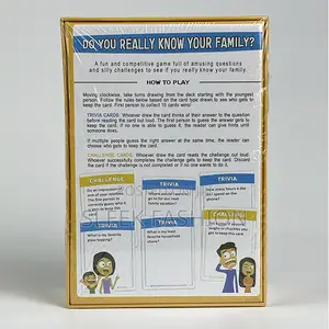 Do You Really Know Your Family Card Game