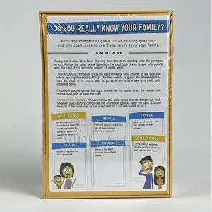 Do You Really Know Your Family Card Game