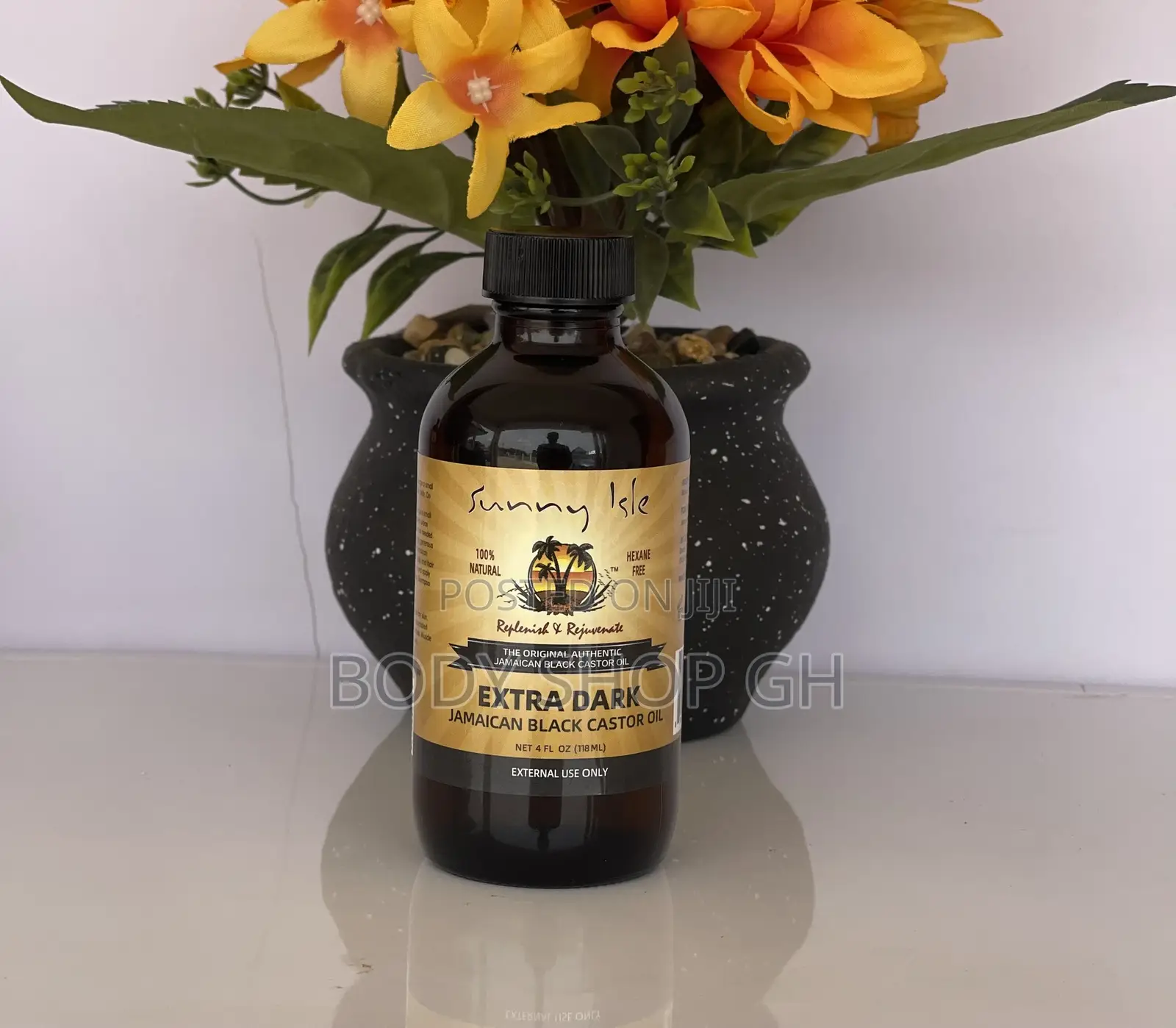Extra Dark Jamaican Black Castor Oil for Hair and Beard Grow