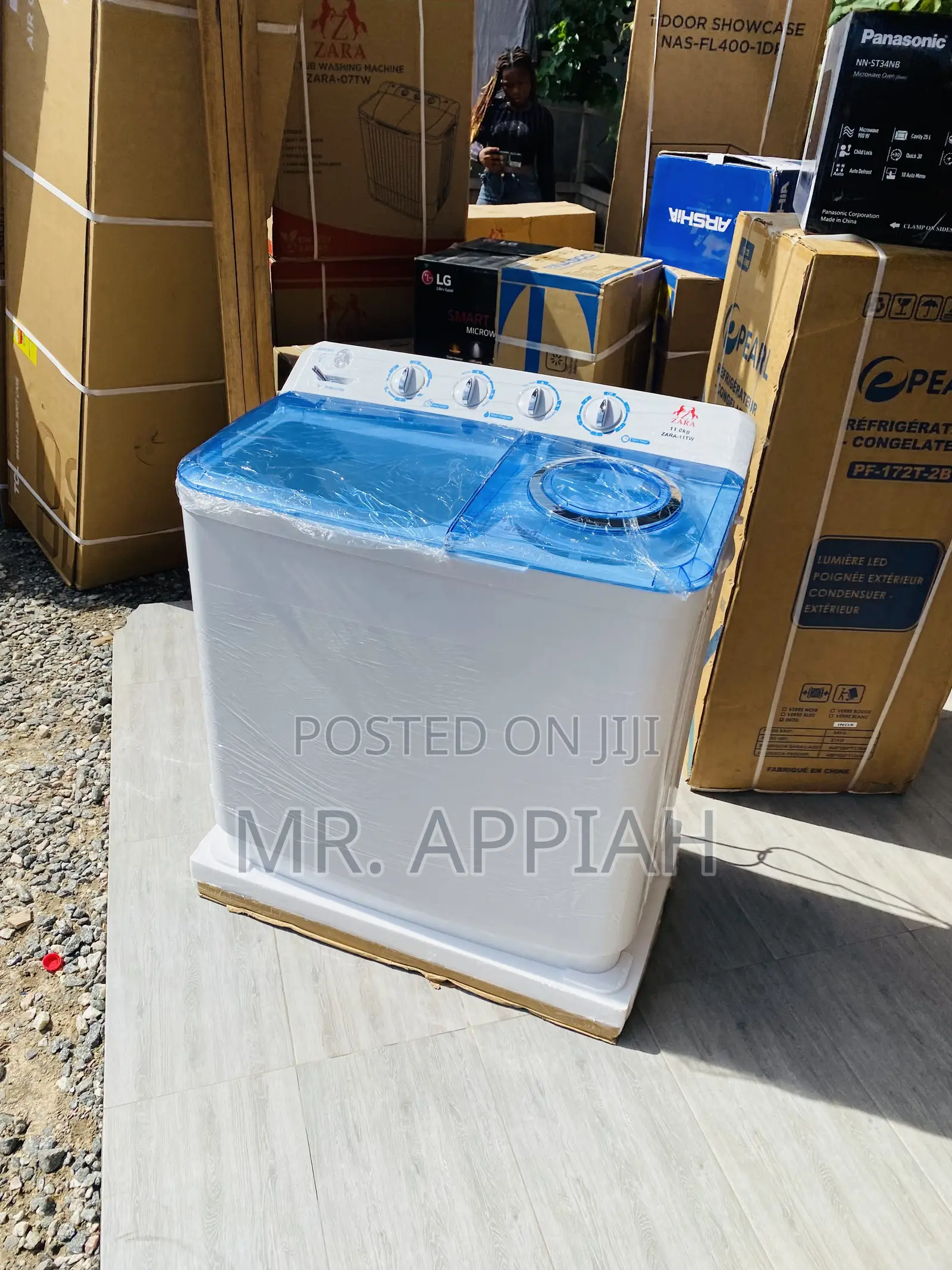 Durable and Affordable Zara 11kg Top Load Washing Machine.