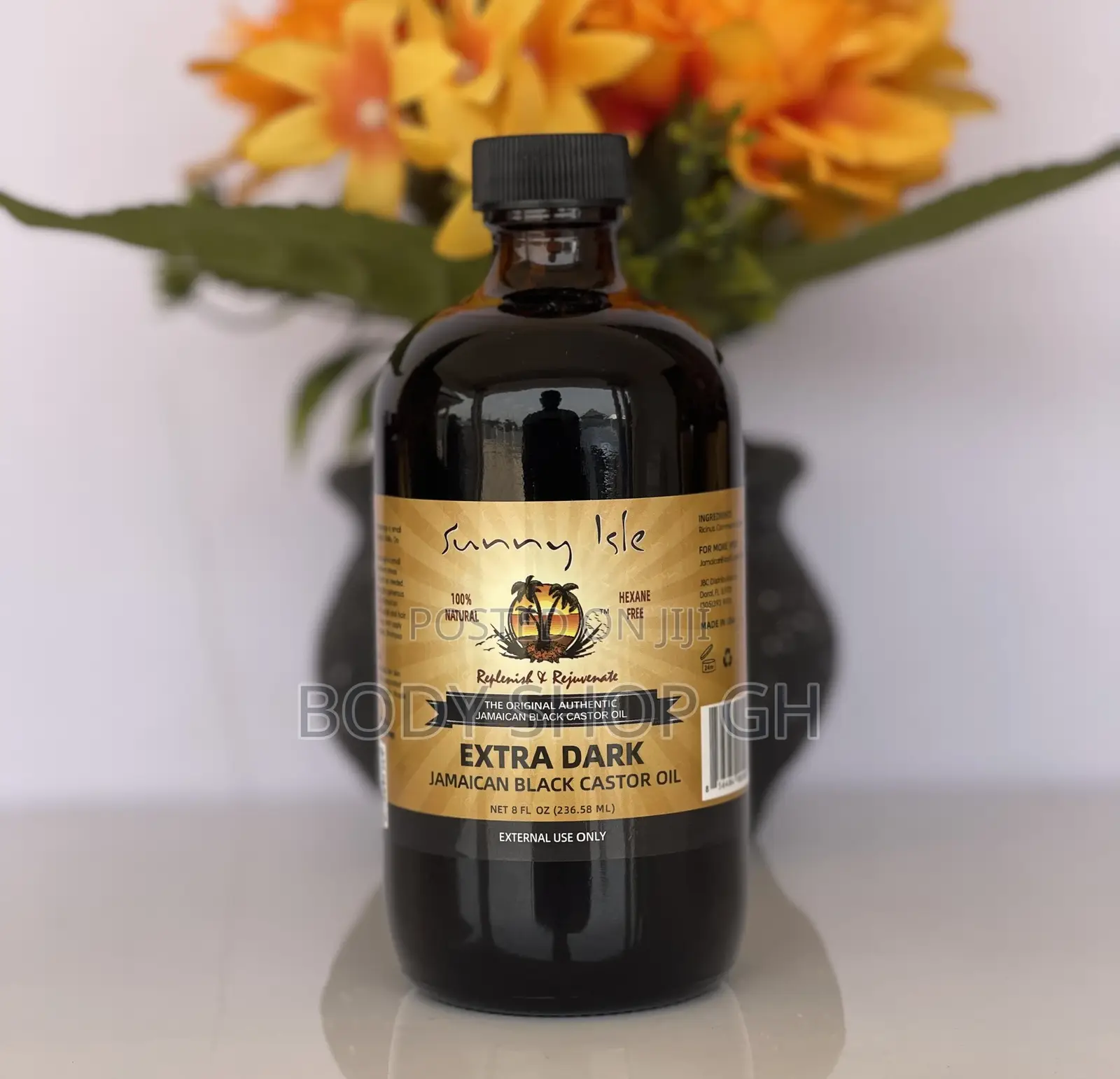 Extra Dark Jamaican Black Castor Oil for Beard and Hair Grow
