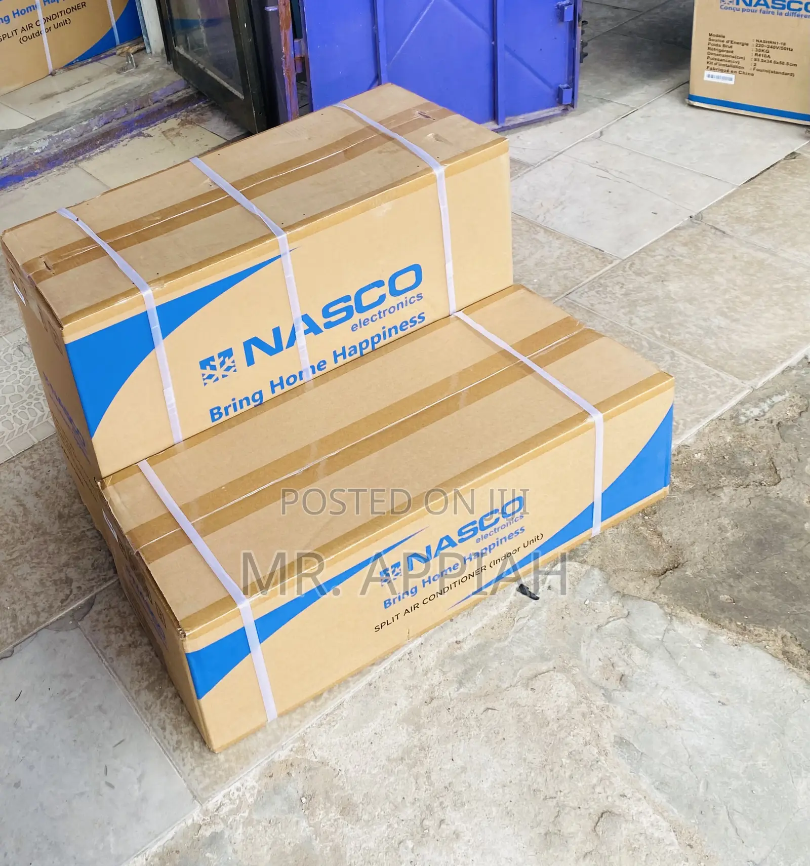 Adorable 1.5hp Nasco Split Type Electric Air Conditioner.