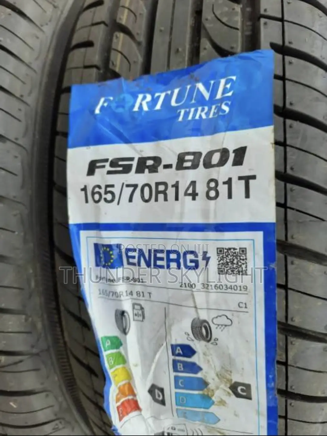 165/70r14 Tire All Season FORTUNE