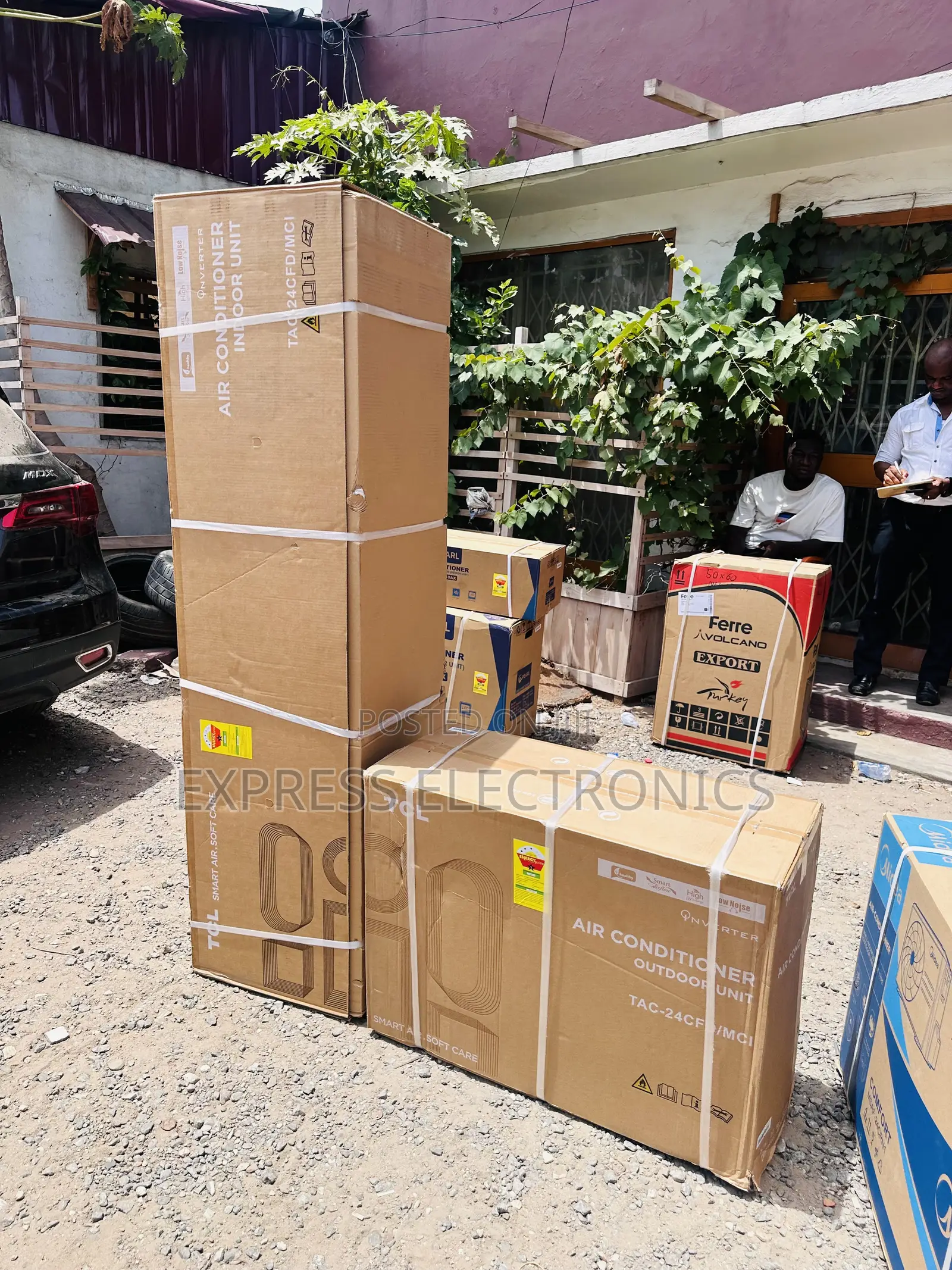 Anti Rust Air Conditioner Floor TCL 2.5hp Split White