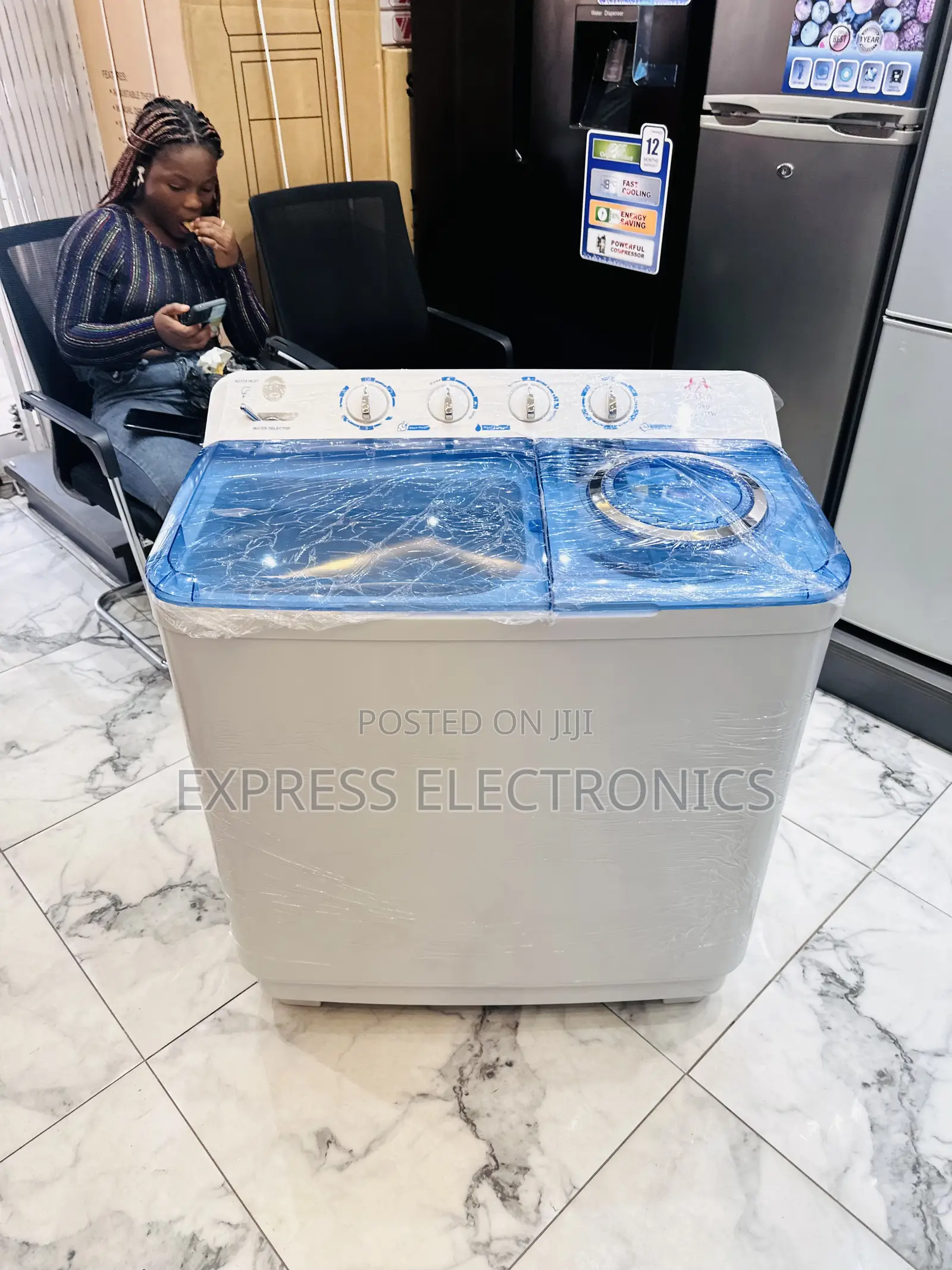 Durable Sleek Washing Machine 11kg Topload Zara