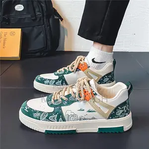 Men's Breathable Canvas Shoes for Male Students Style Trendy