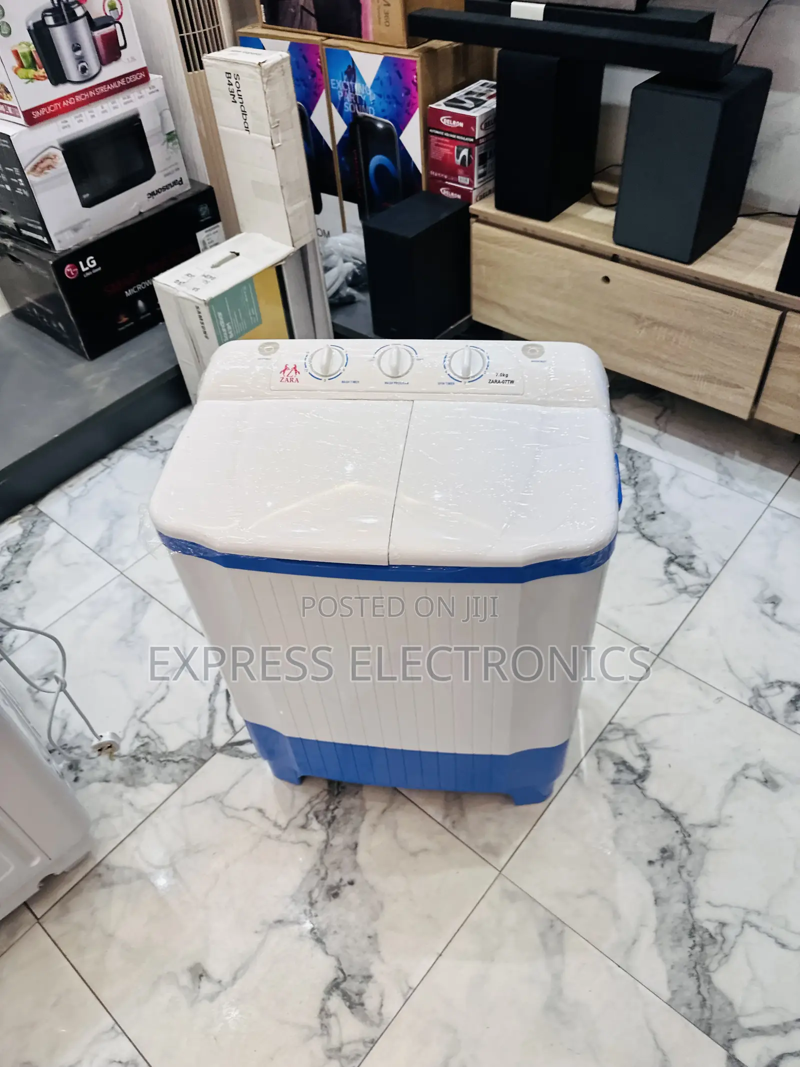 Wash and Spin Function Zara 7kg Topload Twintub
