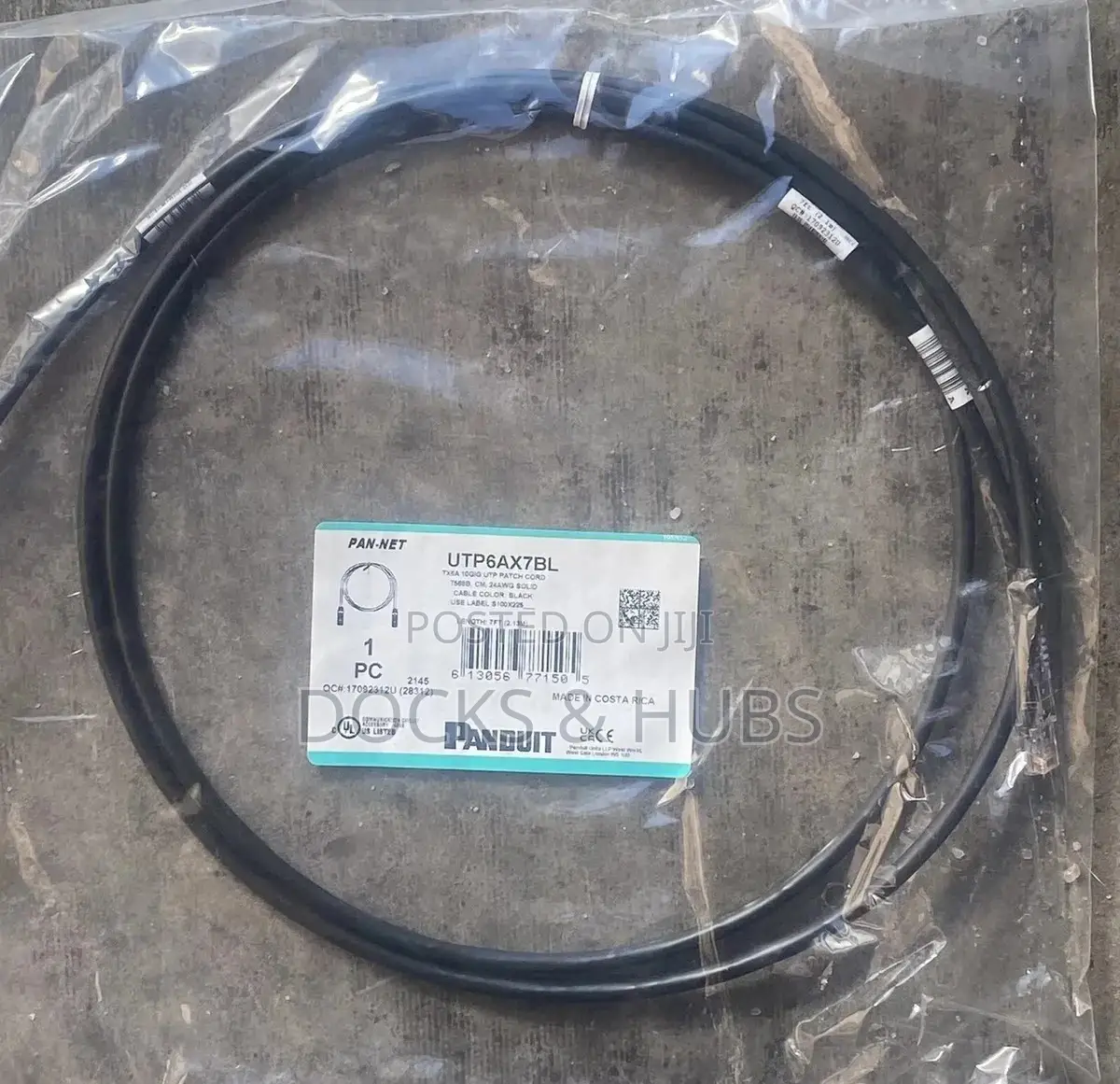 Panduit Patch Cord 24 Awg||Cat. 6a Rj45 7 Ft.||Utp6a14bl