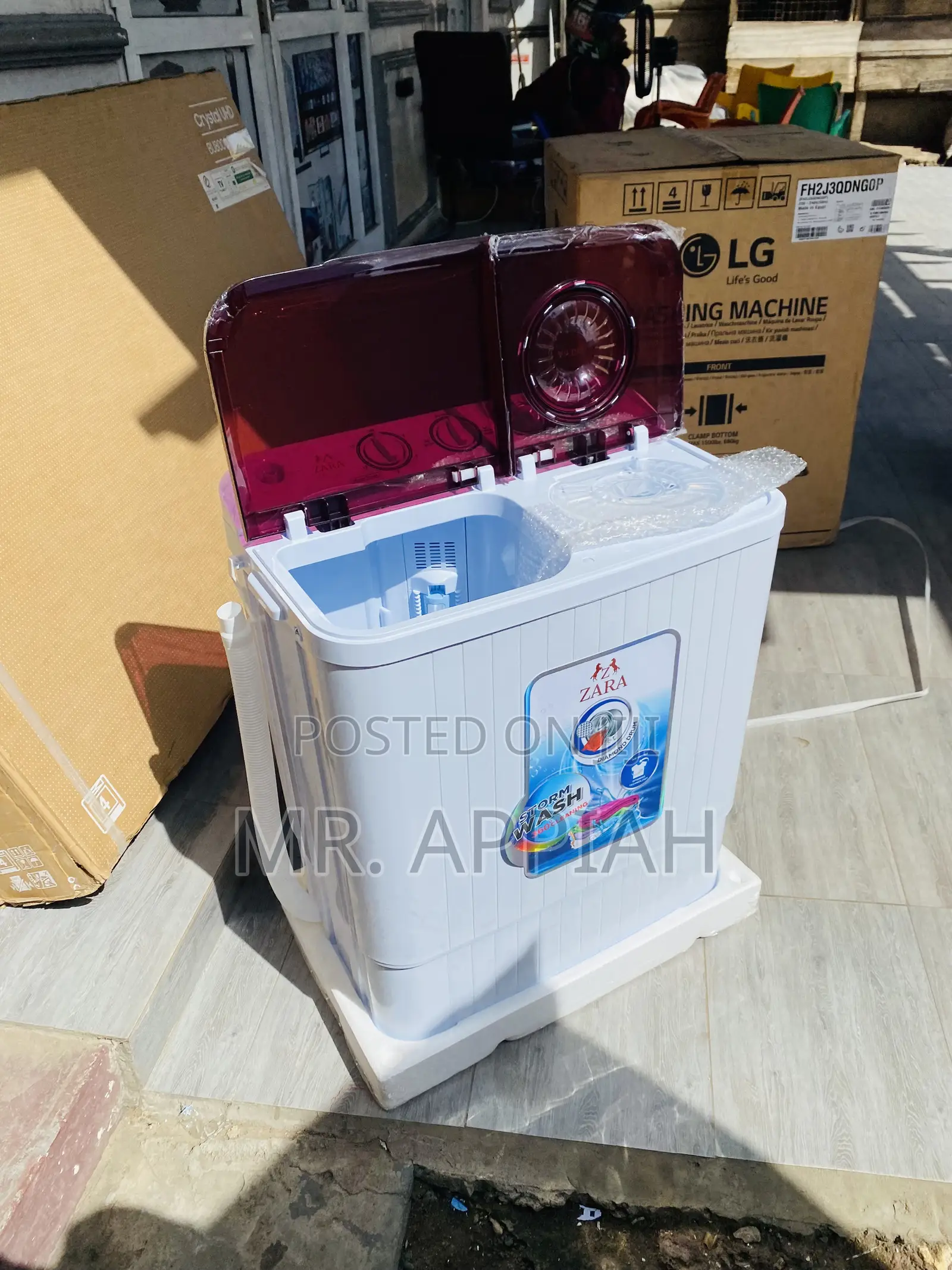 Quality Zara 5kg Top Load Washing Machine + Spin/Dry.
