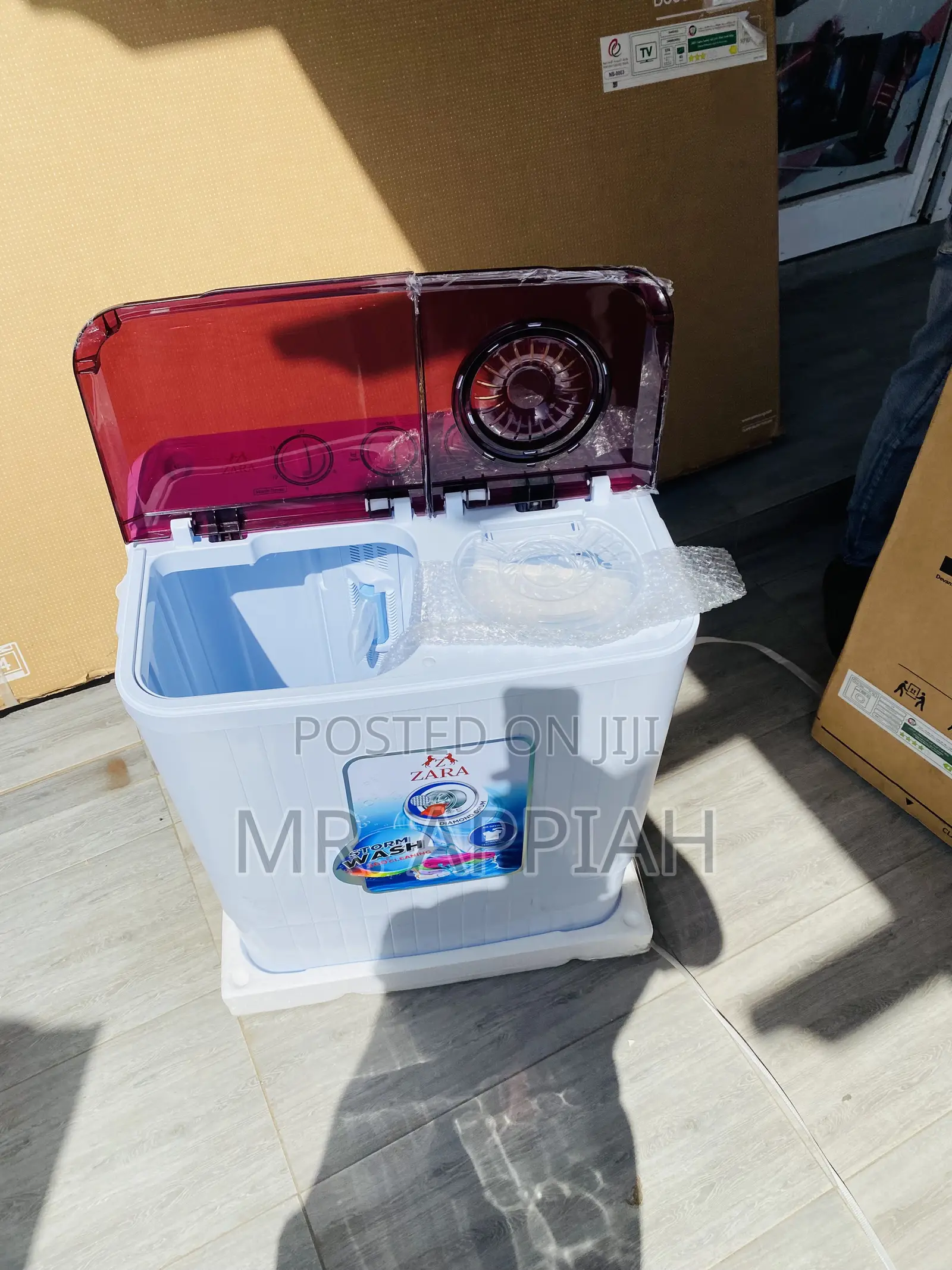 Affordable Zara 5kg Top Load Washing Machine.