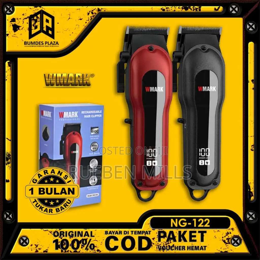 Latest Wmark NG-122 Hair Clipper Barbering Shaving Machine