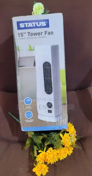 15-Inch Status Potable Tower Fan
