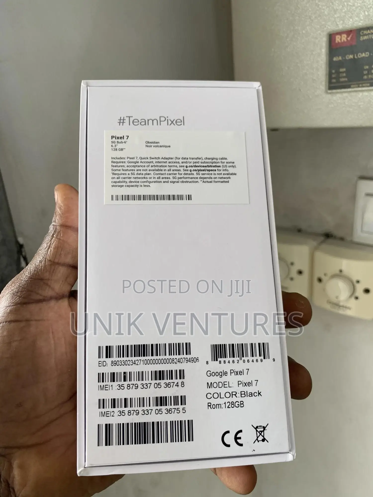 New Google Pixel 7 128 GB Black