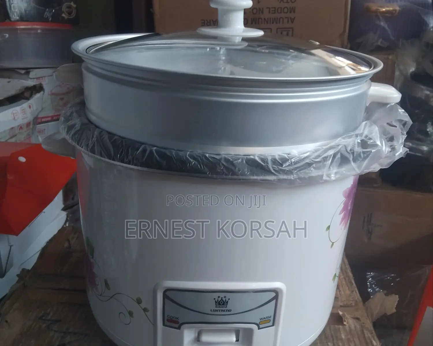 6litres Glass Lid Rice Cooker