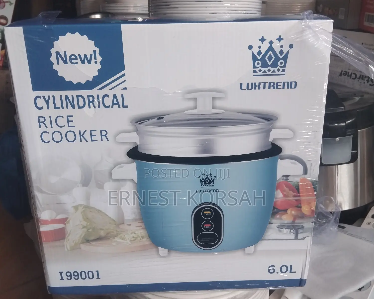 6litres Glass Lid Rice Cooker