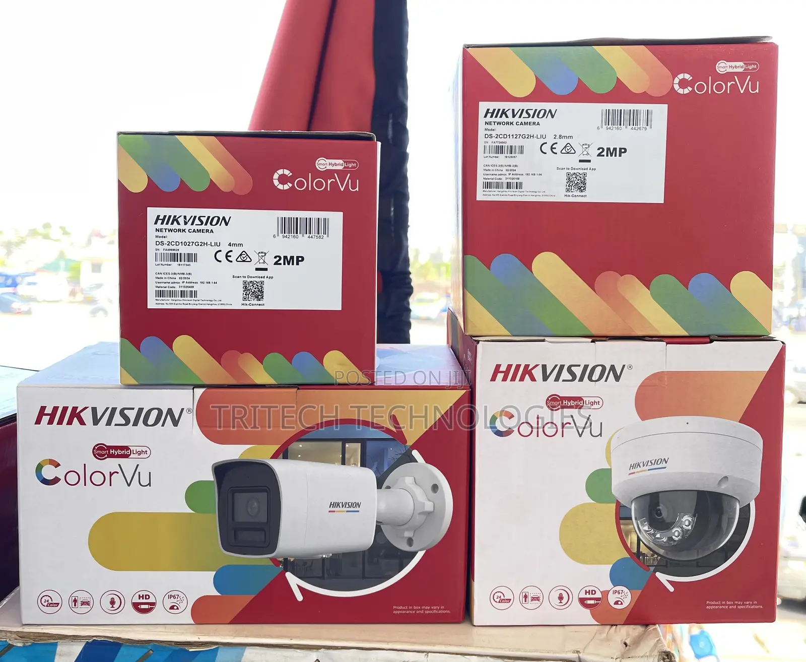 Hikvision Ds-2cd1027g2h-Liu 2mp With Audio Colorvu Ip Camera in Lapaz ...