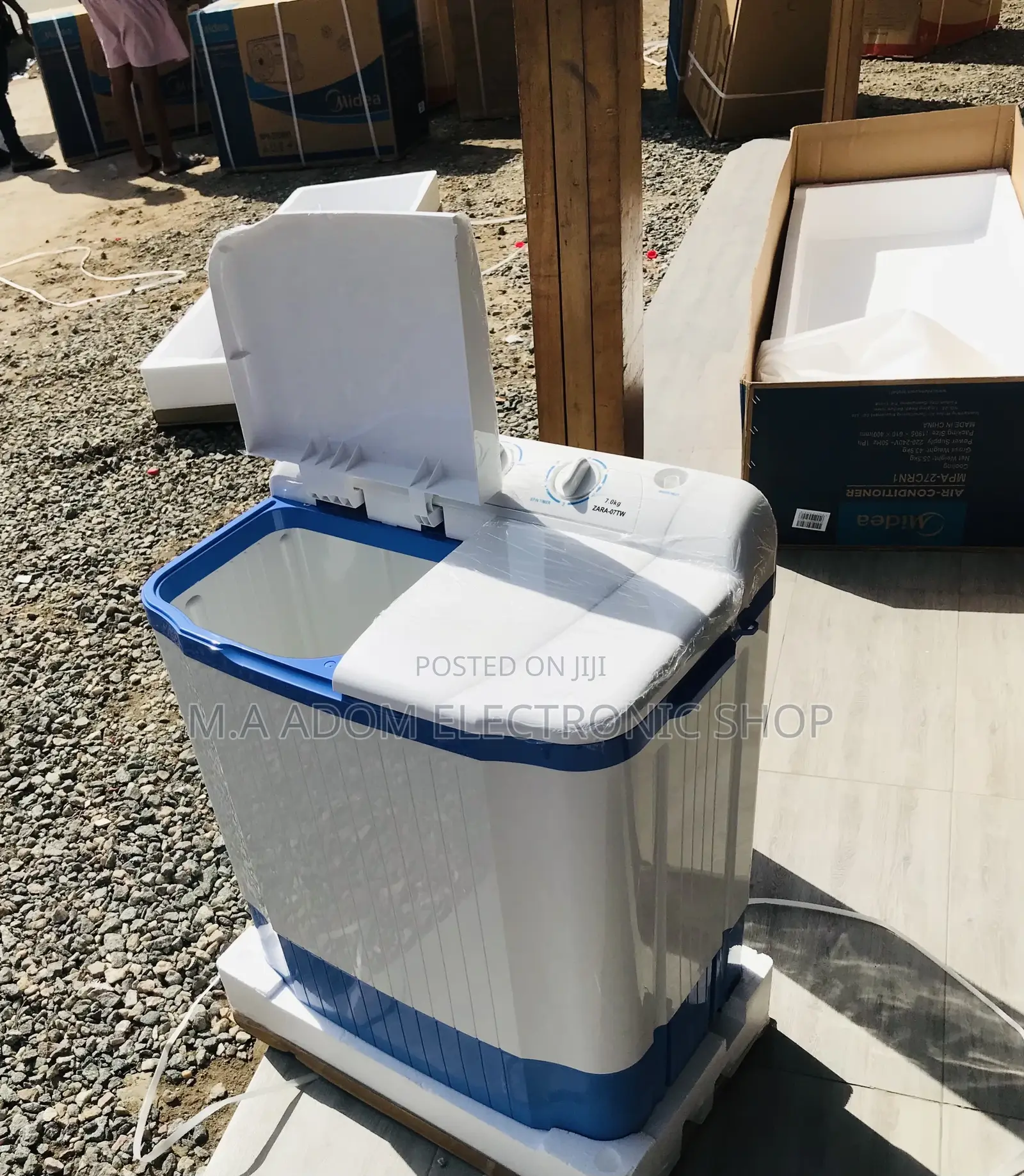 Shop Quality Zara 7kg Top Load Washing Machine + Spin Dry.