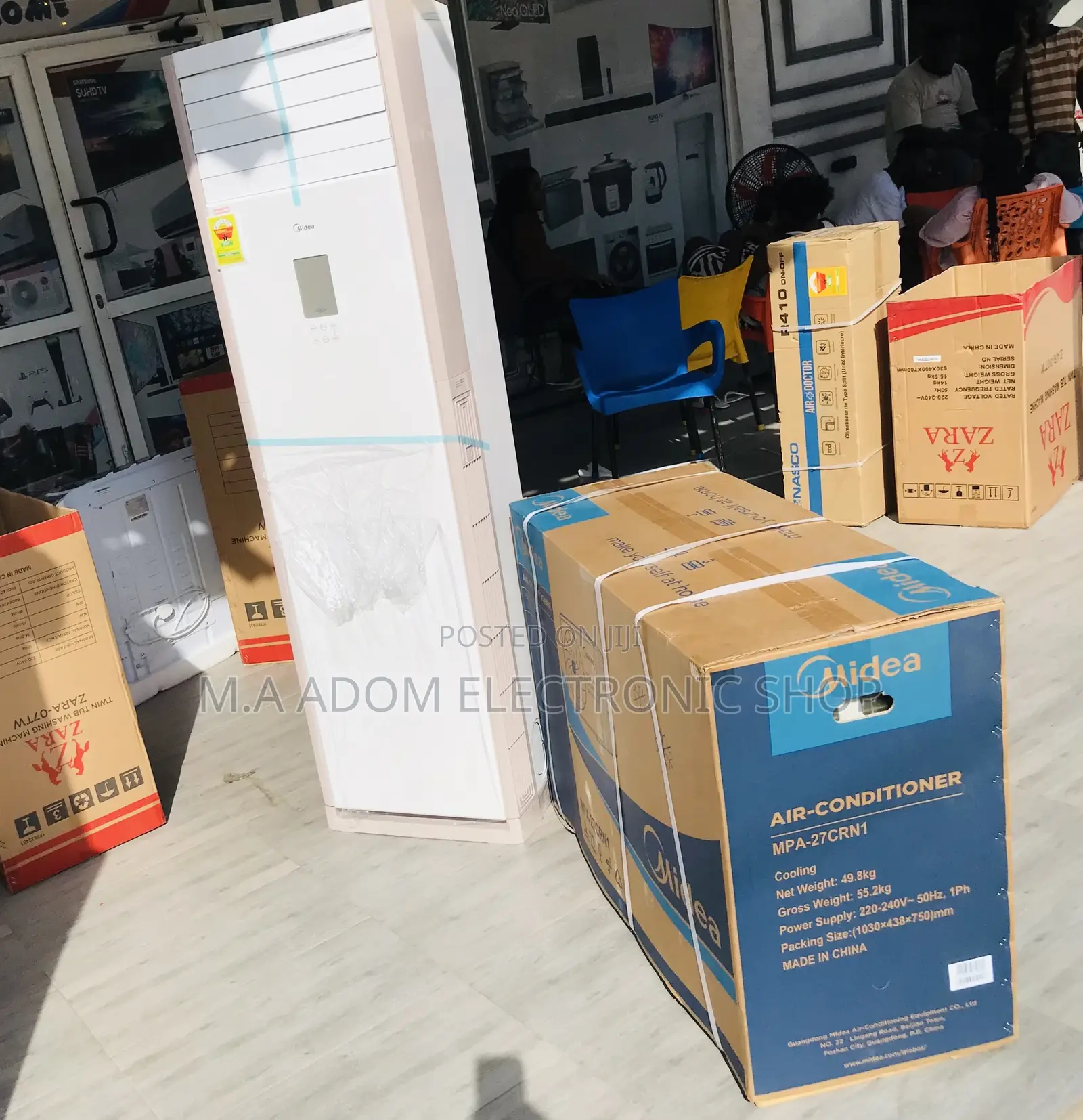 Classic Design Midea 3.0hp Floor Standing Ac(R410).