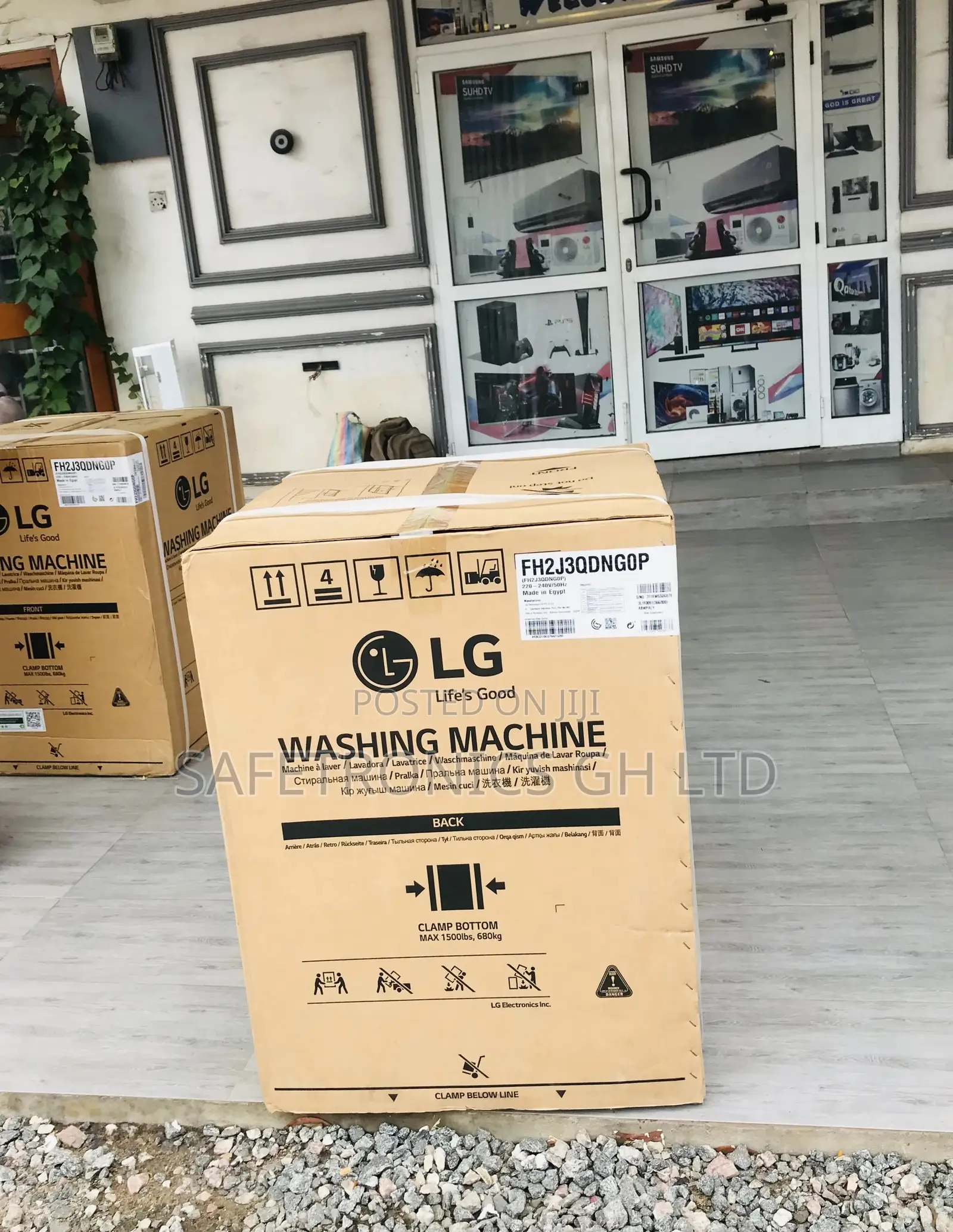 7kg Reliable Fullyautomatic LG Frontload FH2J3QDNG0P Washer