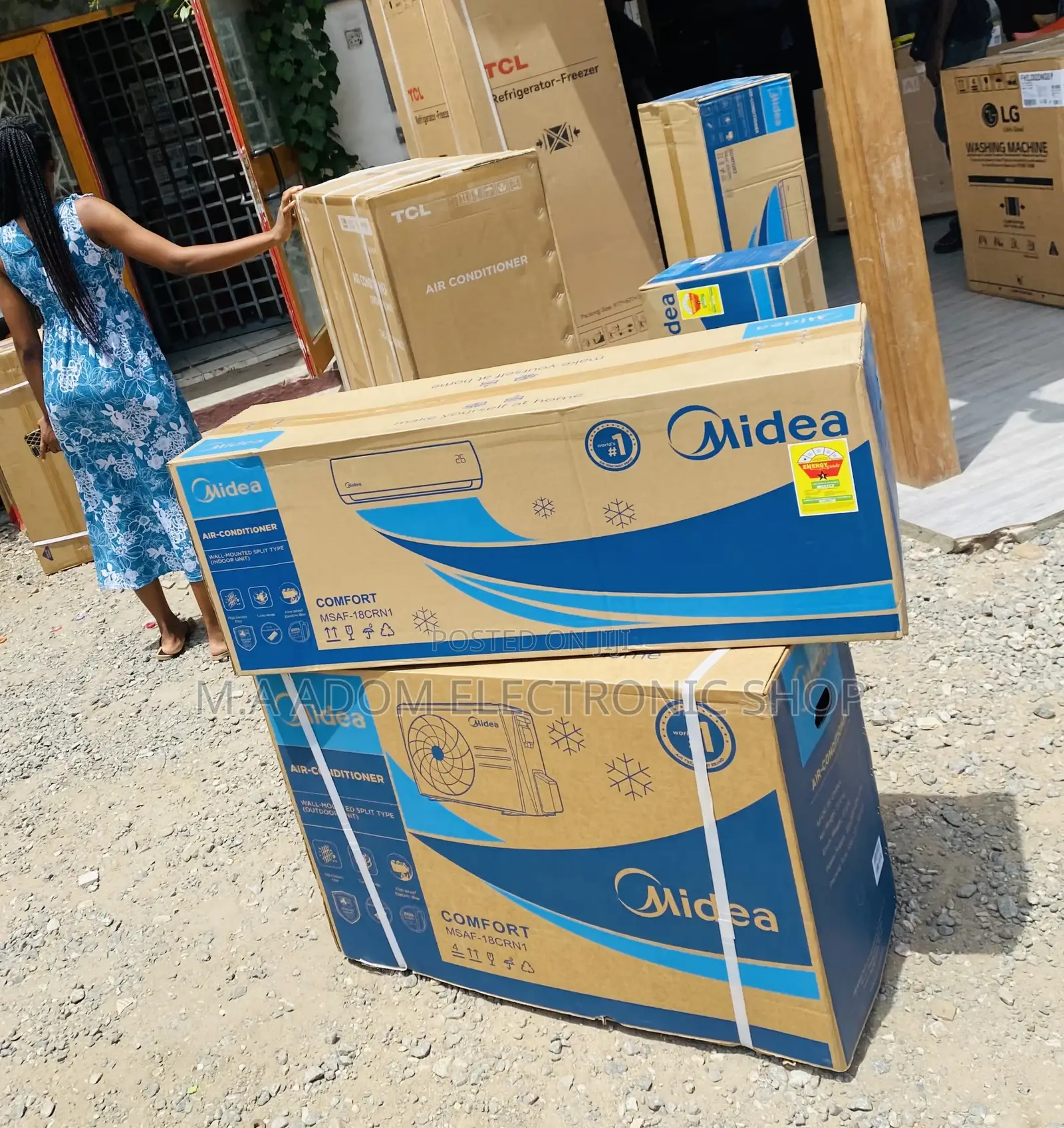 Shop Midea 2.0hp Split Type Air Conditioner(R410)White.