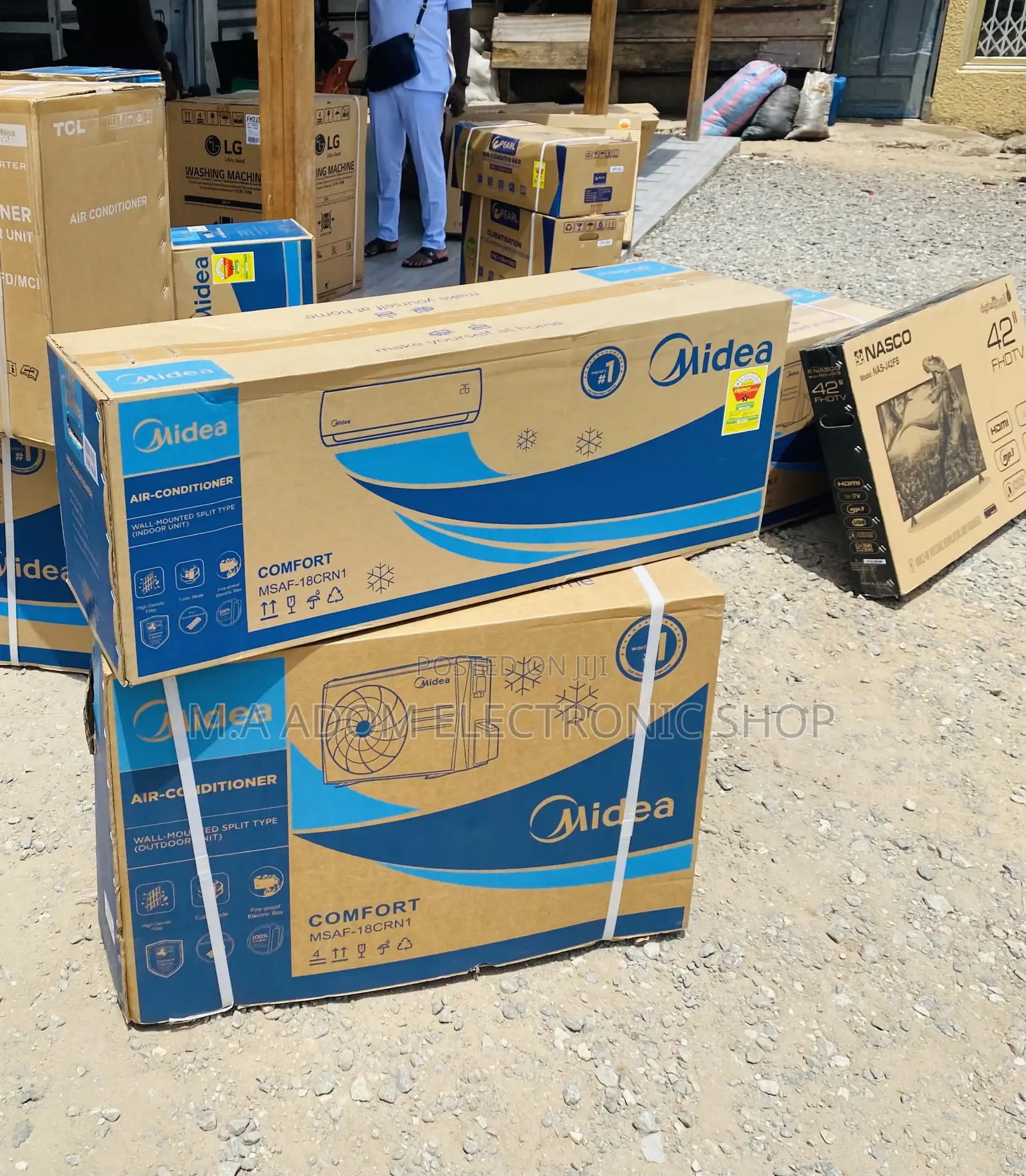 Shop Quality Midea 2.0hp Split Type Air Conditioner(White).