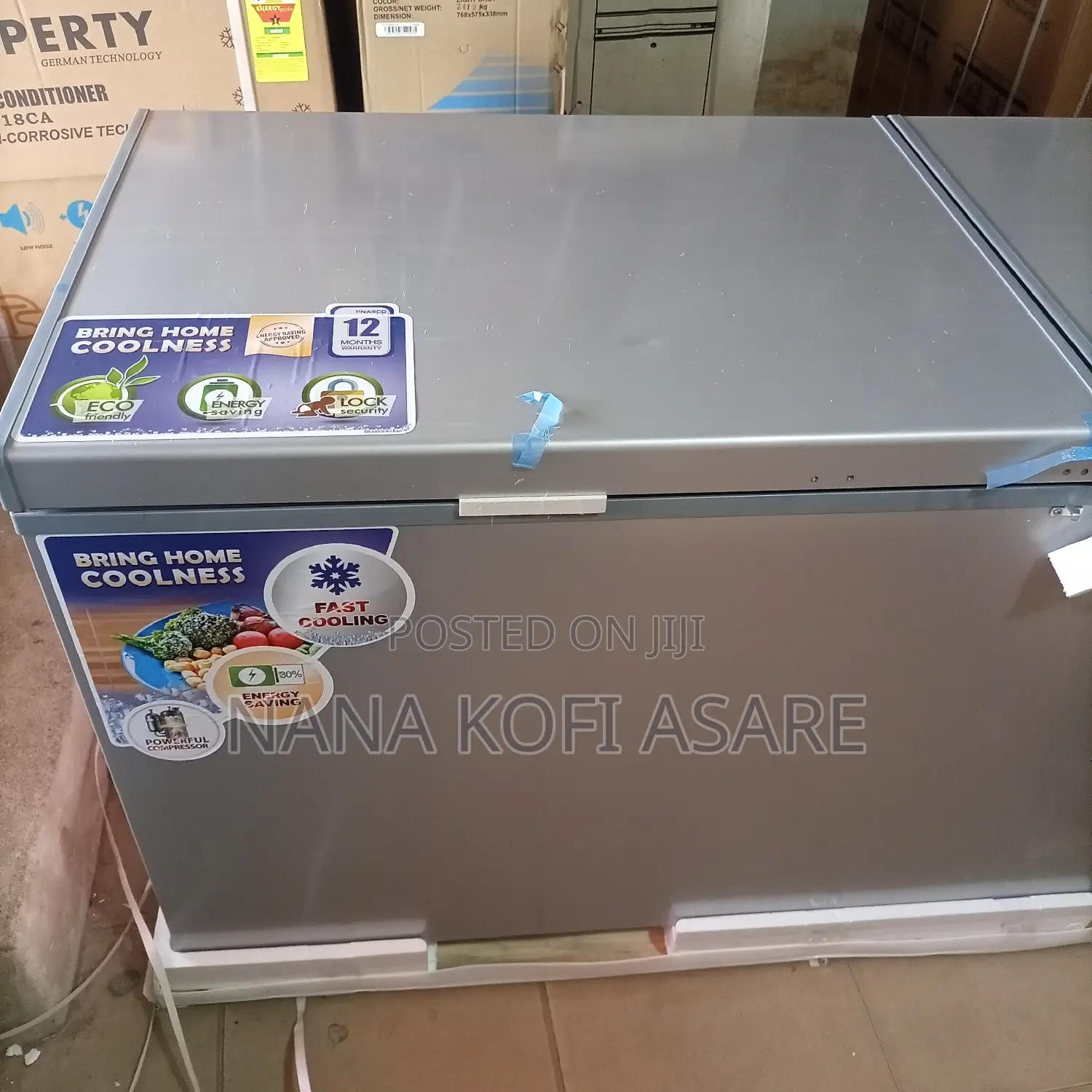 Nasco 710litres Chest Freezer Double Door