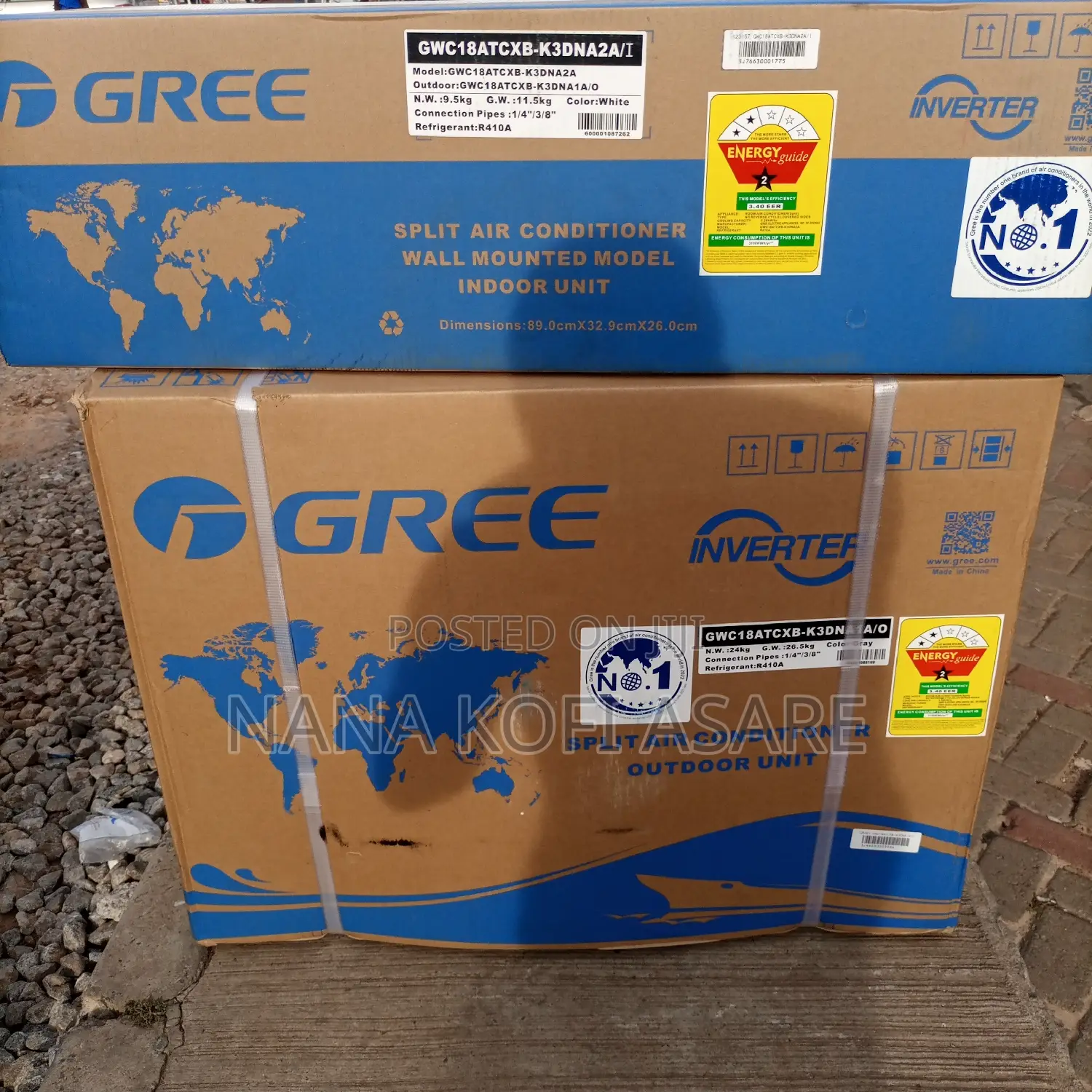 Gree 2.0hp Split Type Inverter