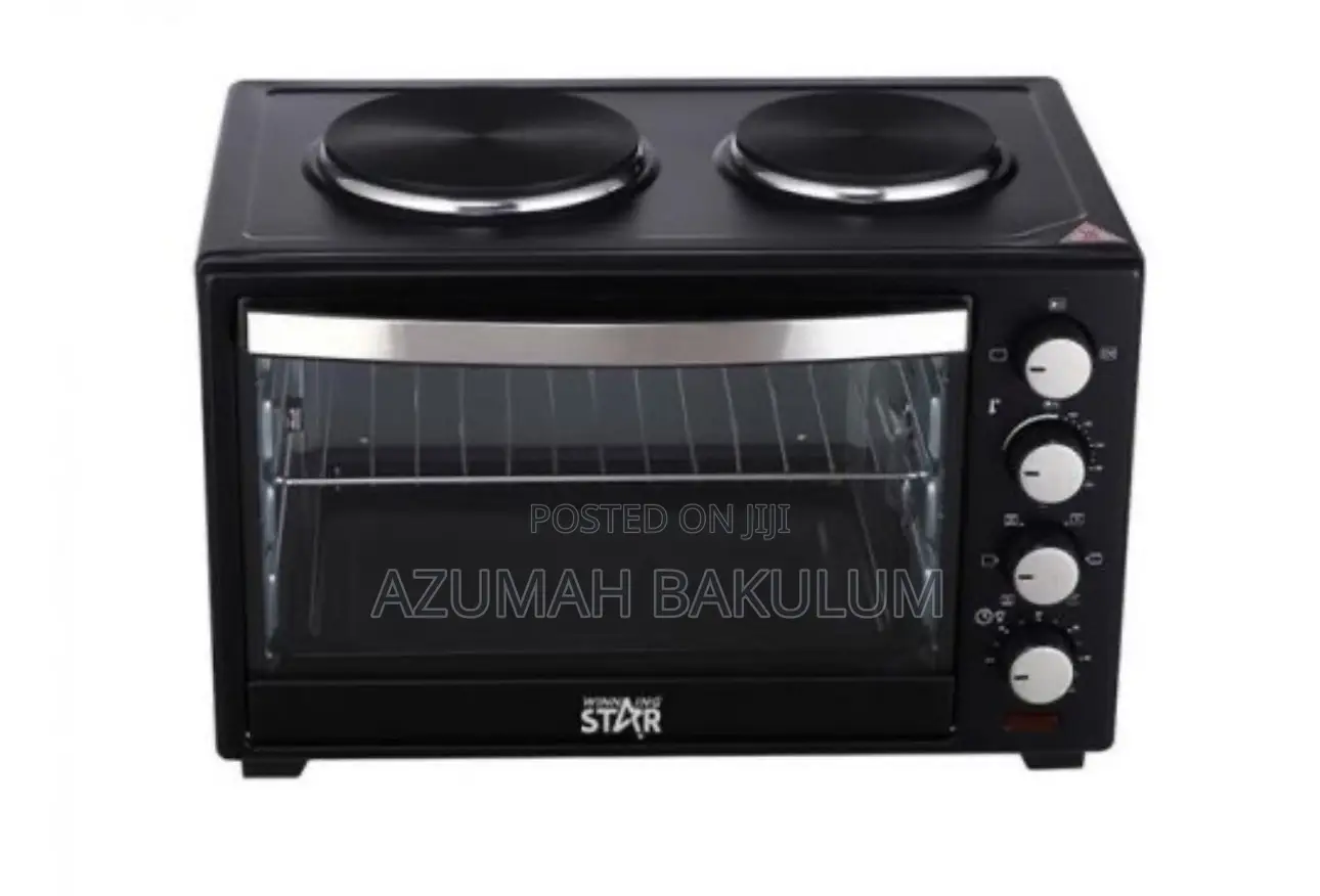 Winning Star 40l Electric Baking Oven With 2 Hot Plates