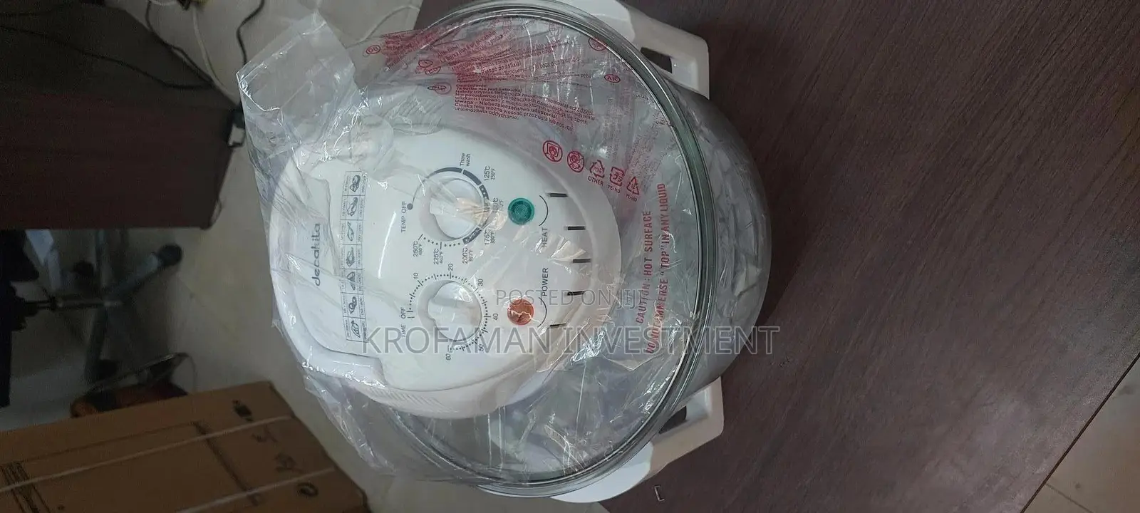 Decakila KEEC072W Halogen Oven 12 Litres