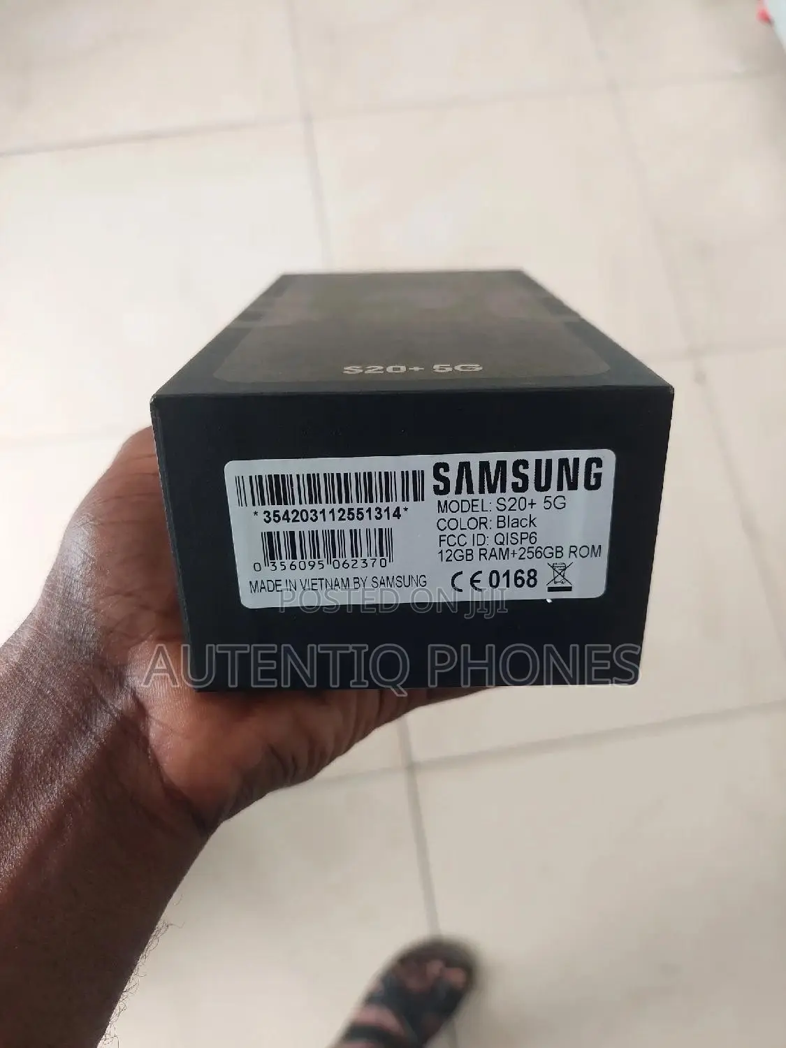 New Samsung Galaxy S20+ 128 GB Black