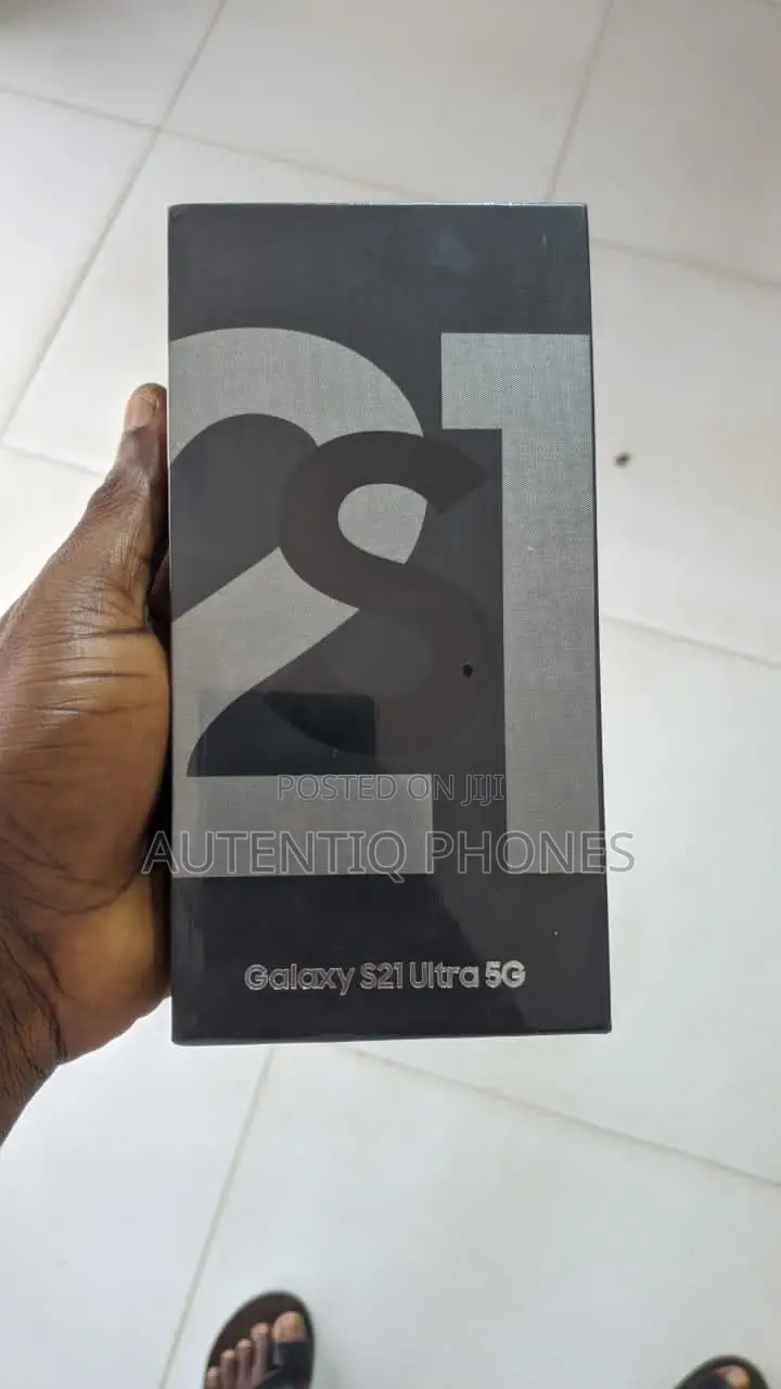 New Samsung Galaxy S21 Ultra 5G 256 GB Black