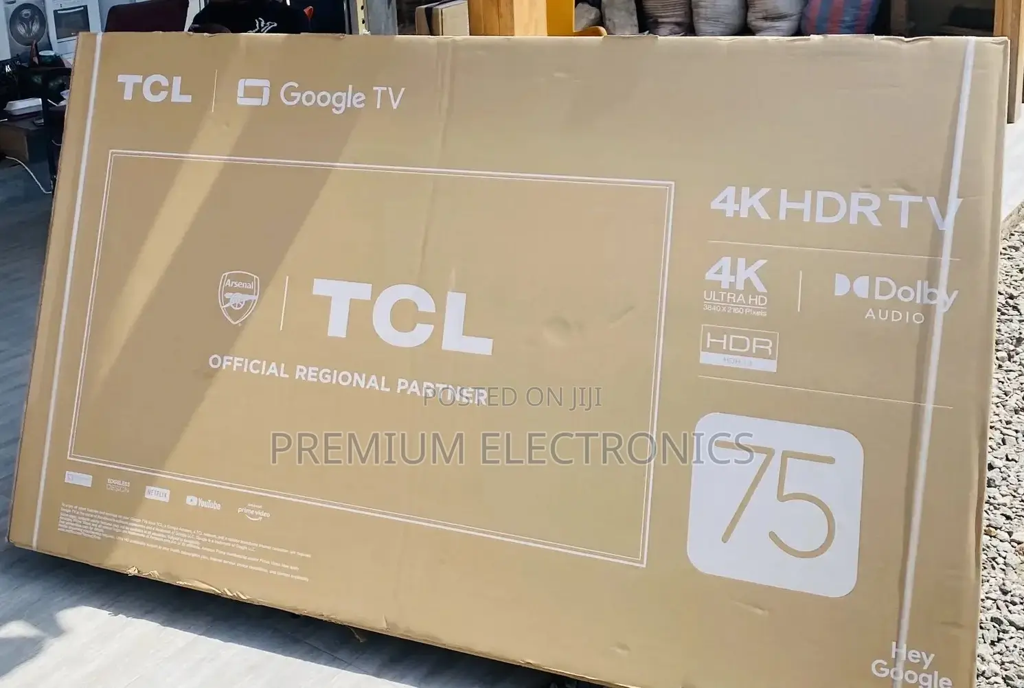 Hdmi 2.1 | Aipq2.0 | High Quality Tcl 75" Uhd Tv 75p6k 2025 Model