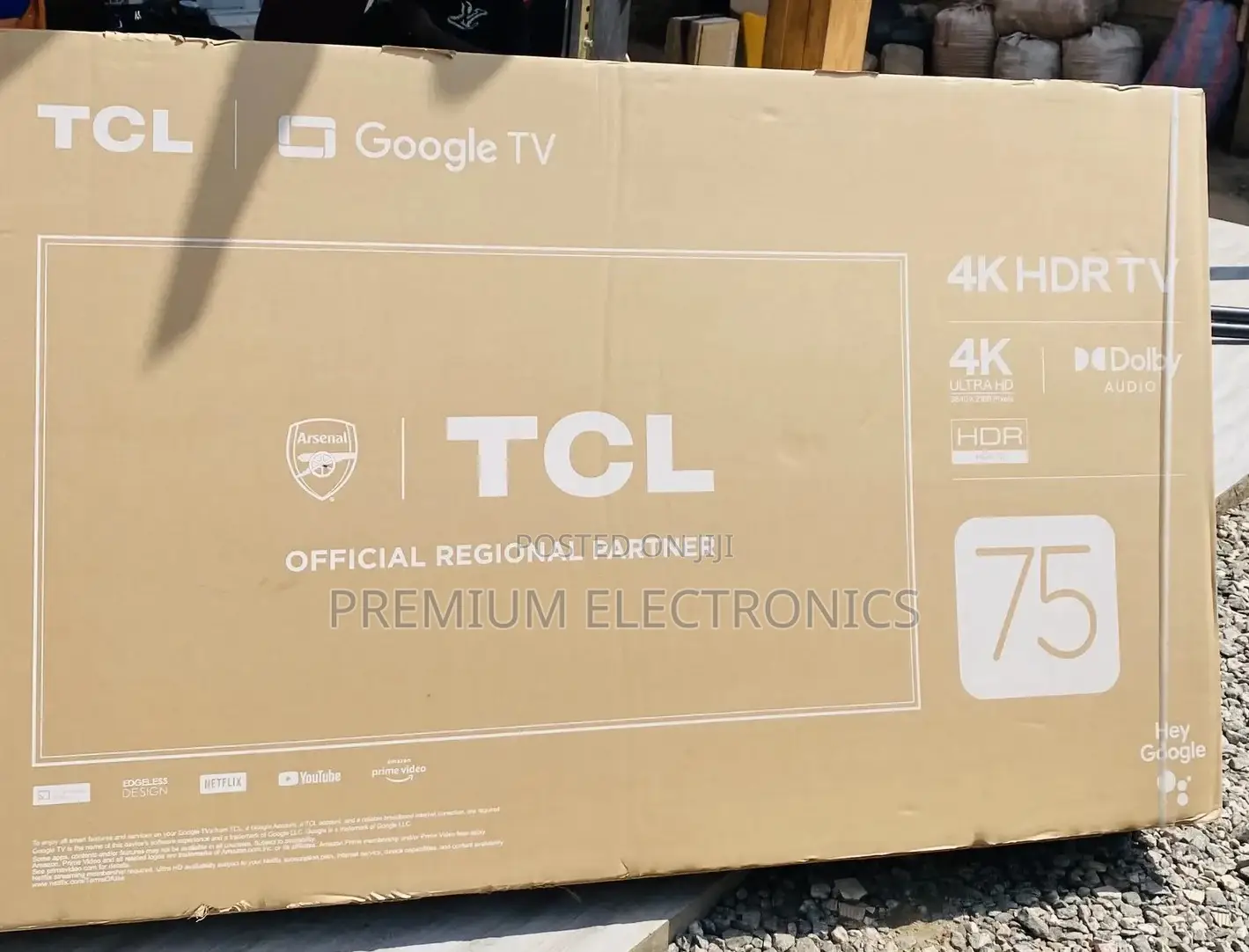 Hdmi 2.1 | Aipq2.0 | High Quality Tcl 75" Uhd Tv 75p6k 2025 Model