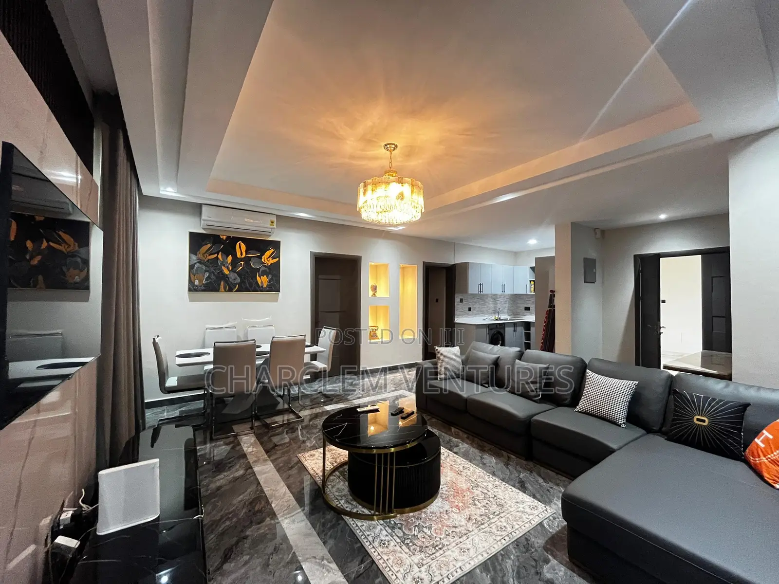 Furnished 2bdrm Apartment in Charclem Ventures, East Legon for rent