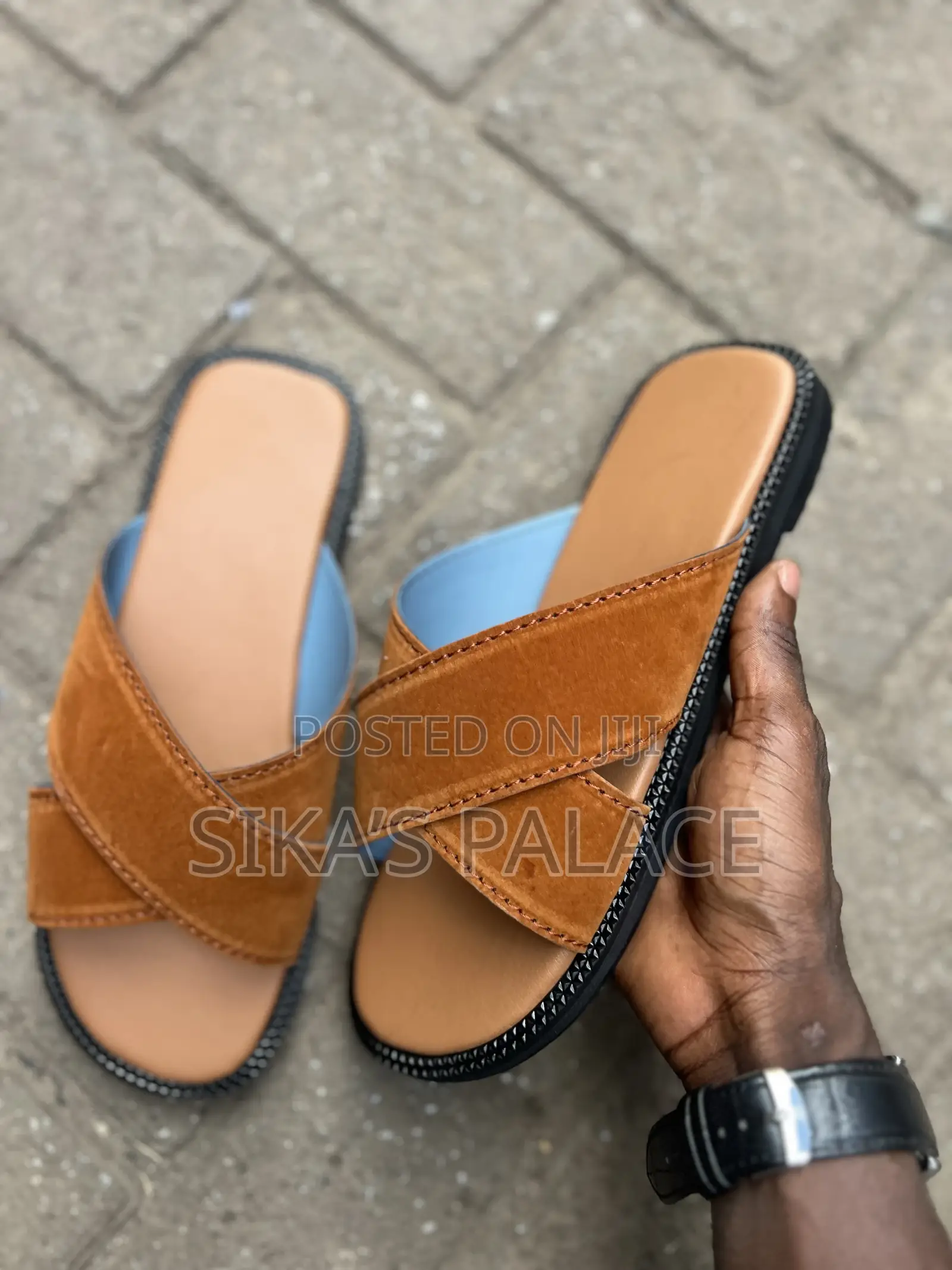 Hot Brown Crocs Slippers