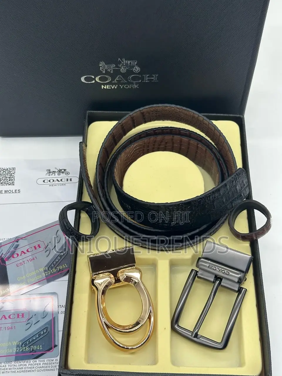 Designer Double Hook Belts