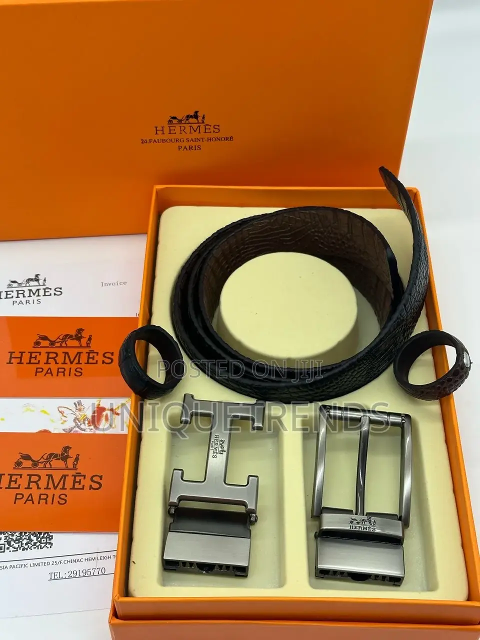 Designer Double Hook Belts