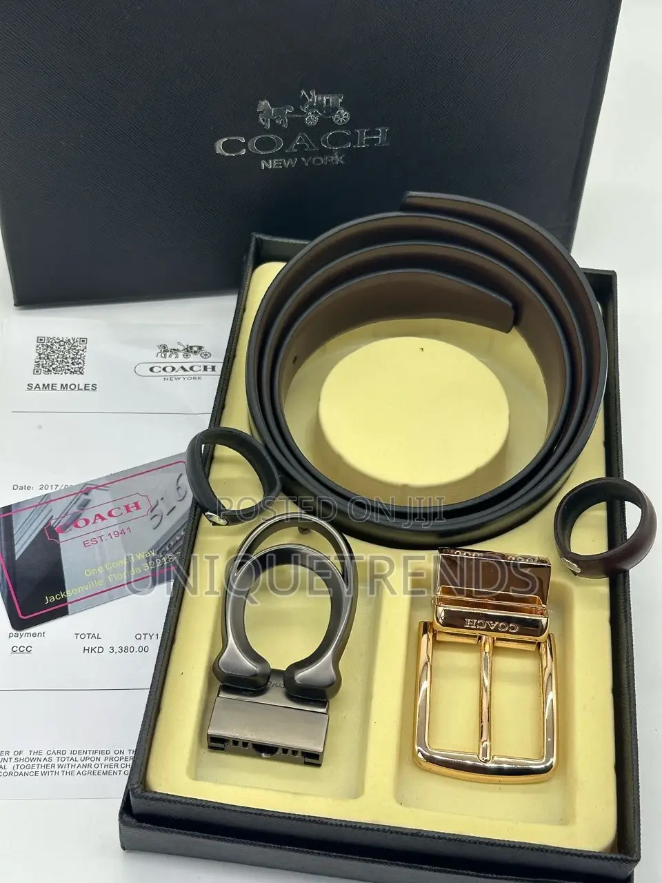 Designer Double Hook Belts