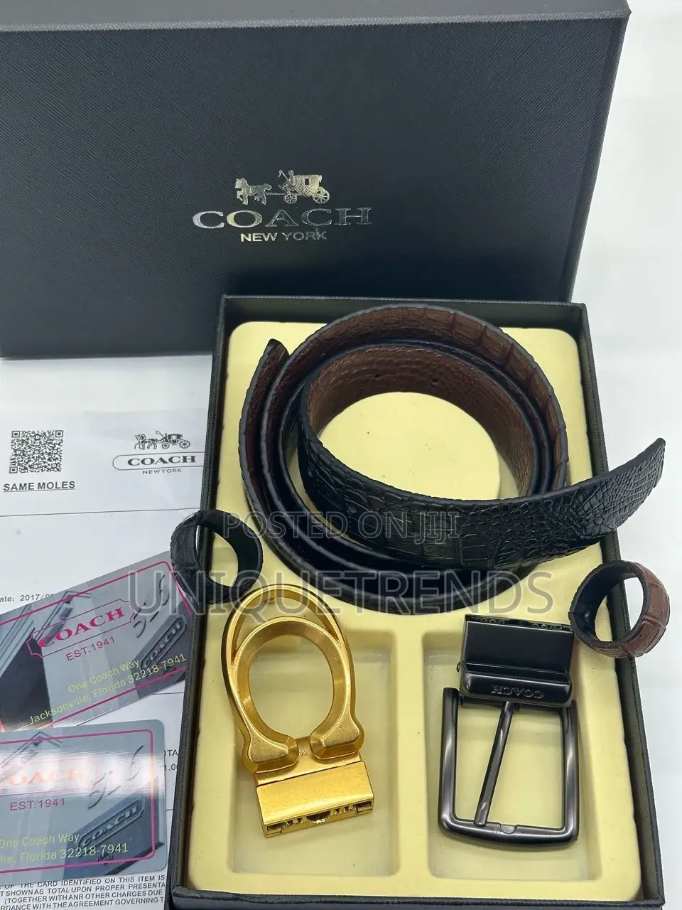 Designer Double Hook Belts